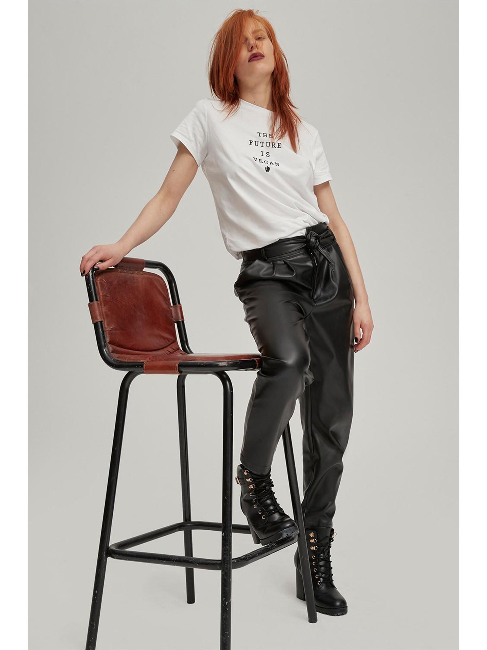 blank leather pants