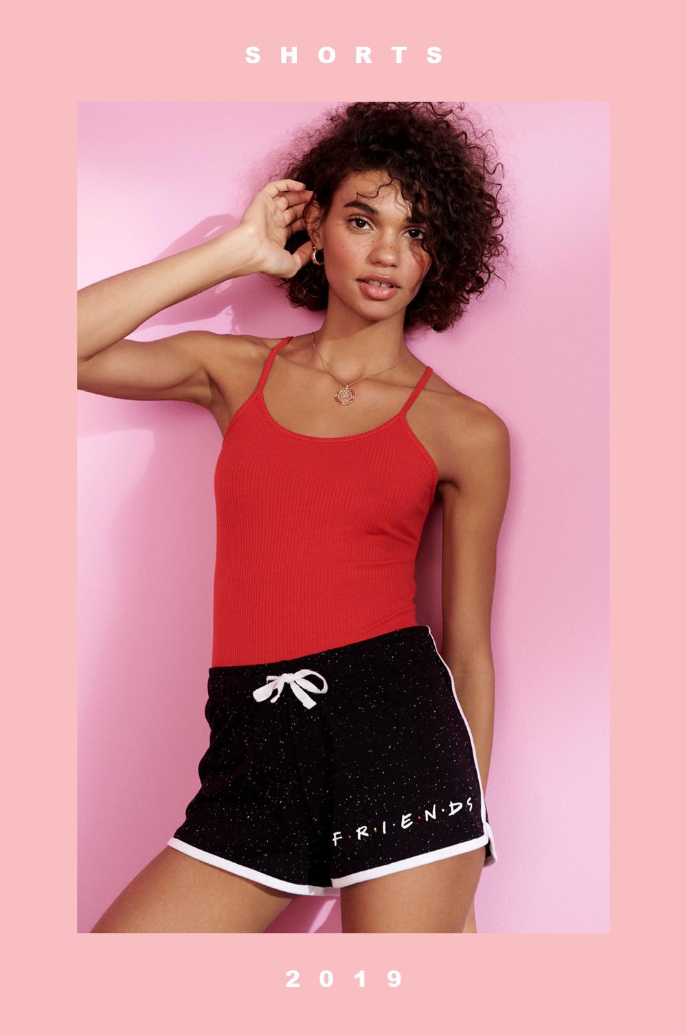 Red shorts womens hot sale primark