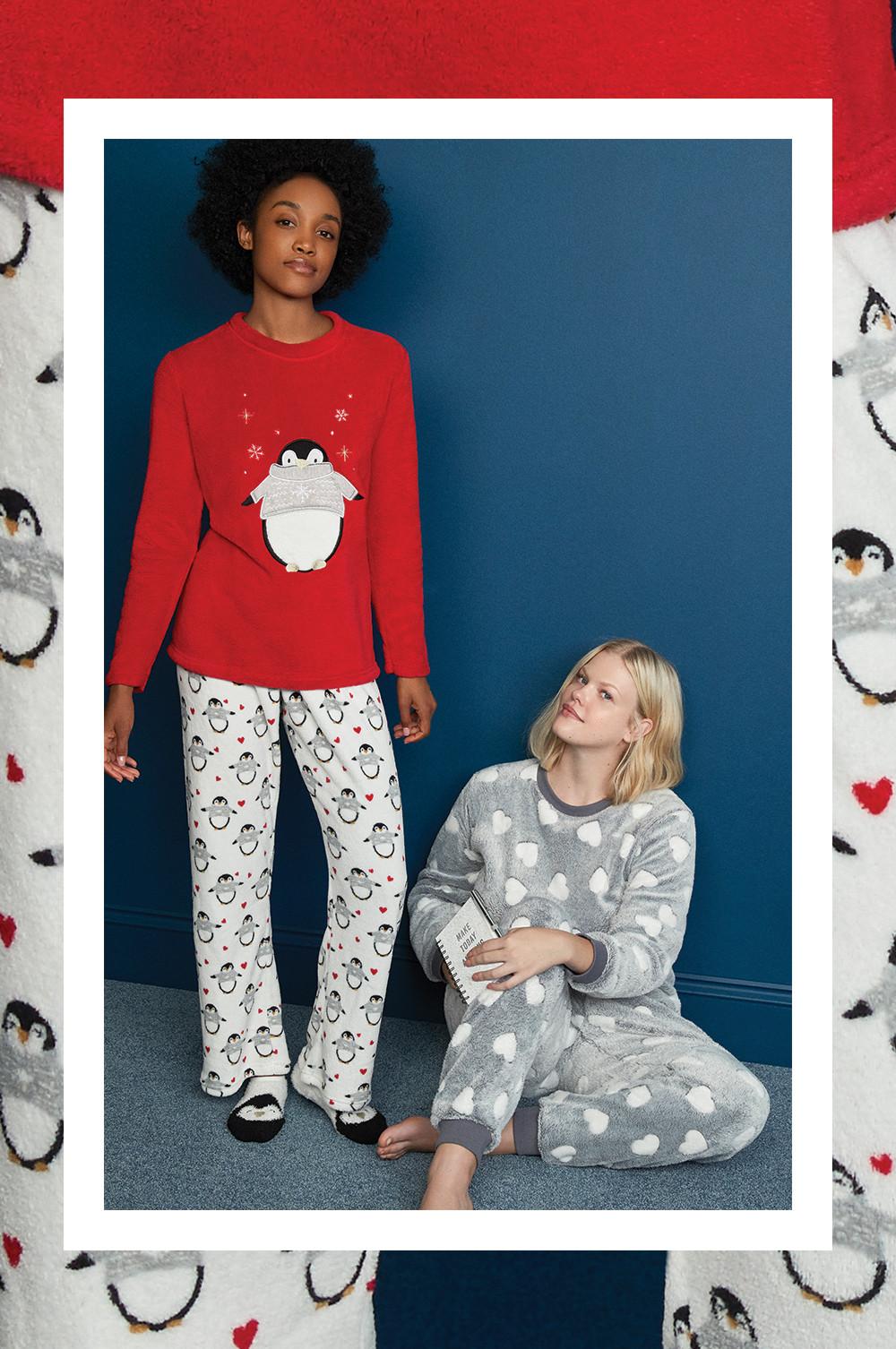 Christmas pjs womens primark sale