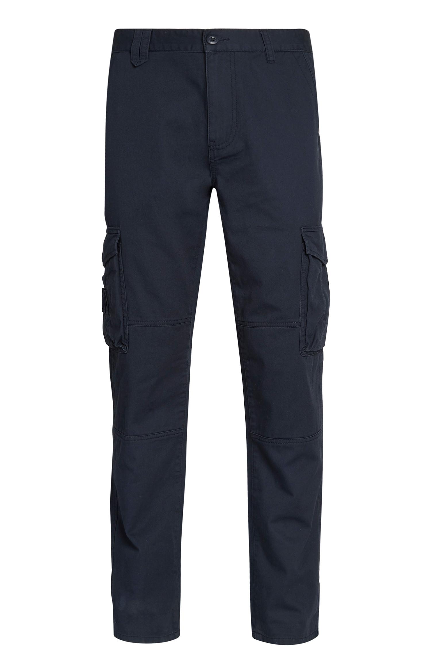 navy cargo work trousers