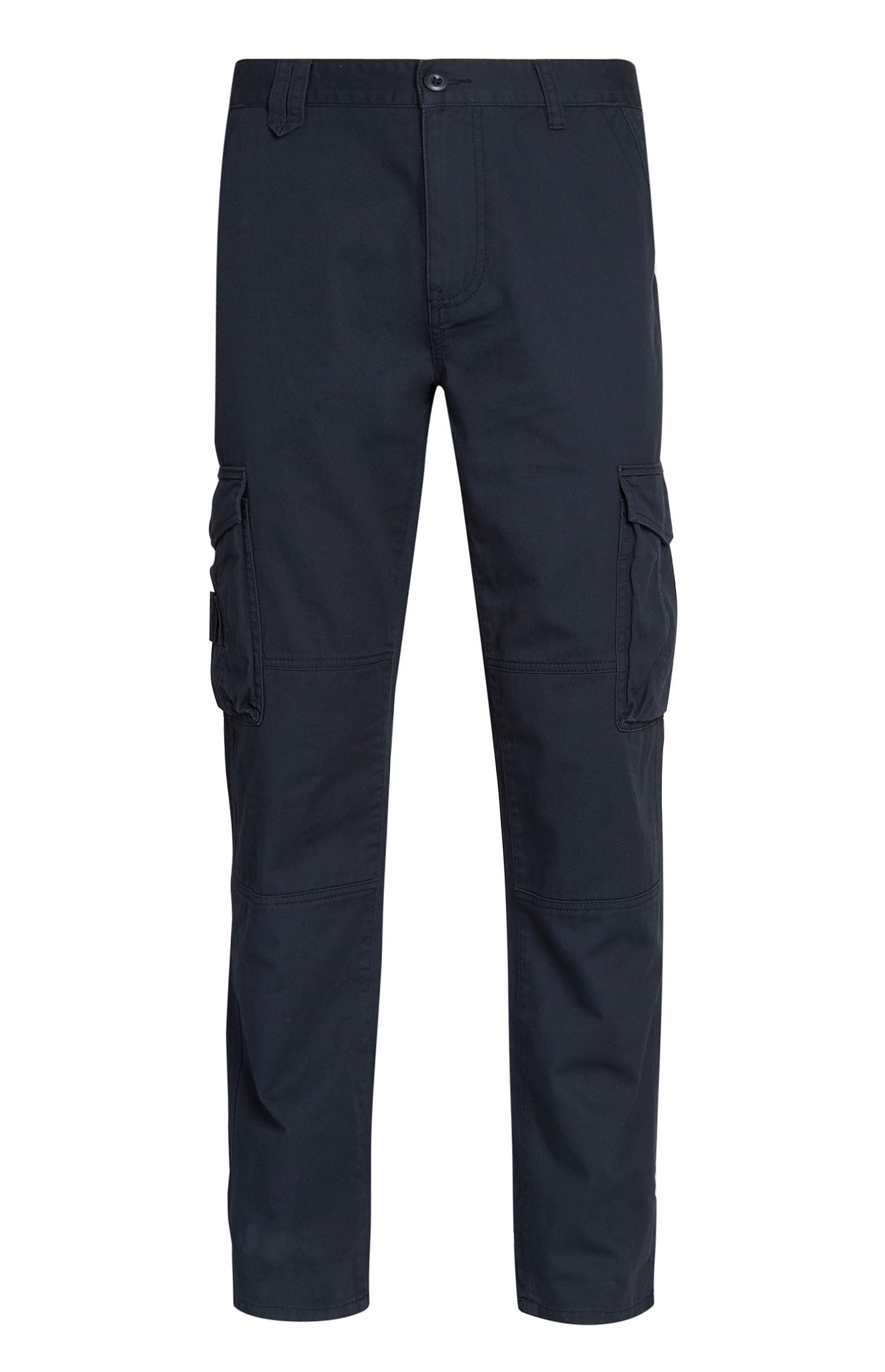 mens navy cargo trousers