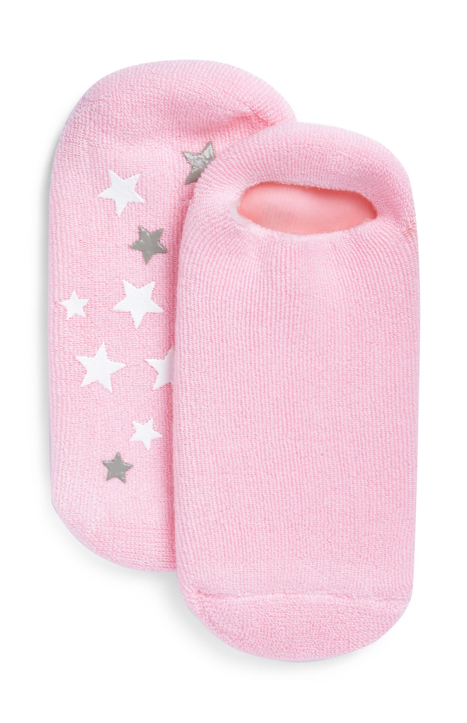 Rožnate nogavice z zvezdicami