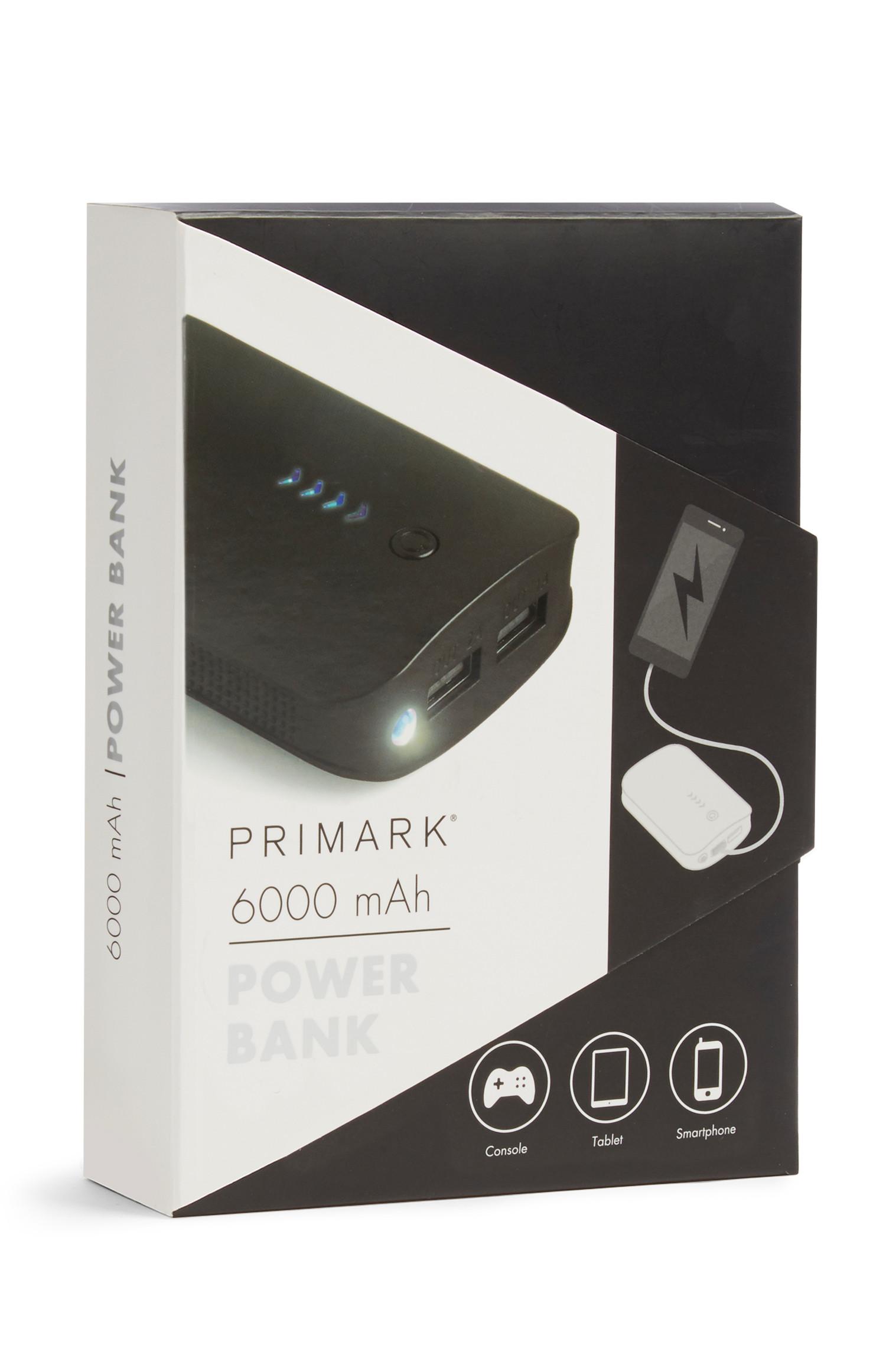 Črna prenosna baterija