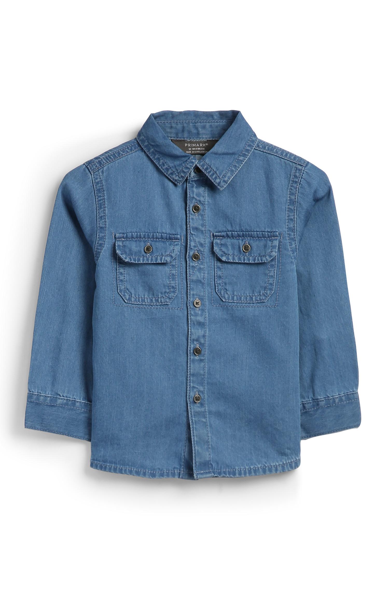 Camisa vaquera de bebé niño