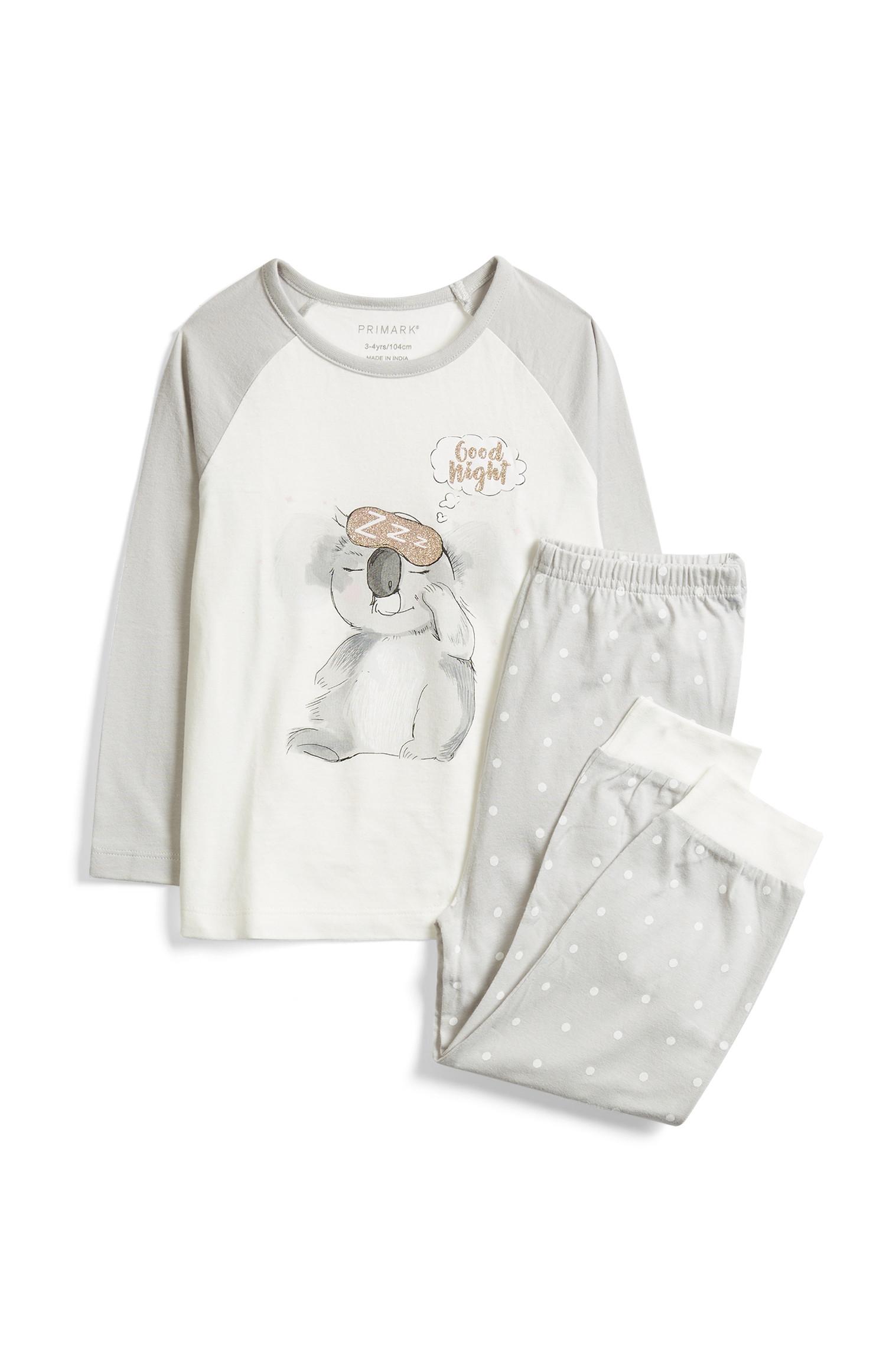 Conjunto de pijama de Koala para niña pequeña