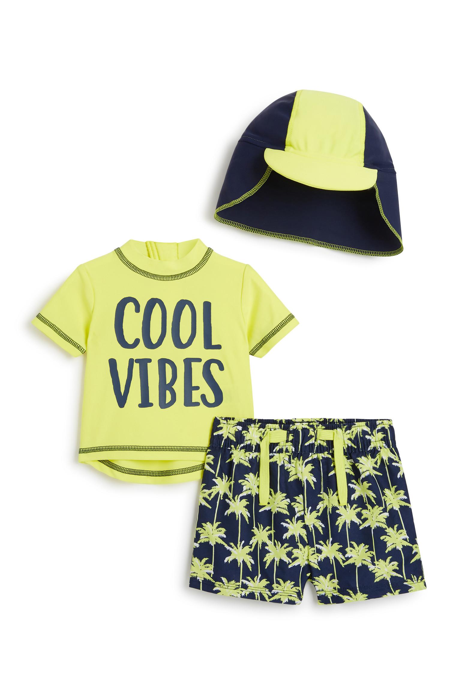 Kopalna obleka za fantke, 3 kosi