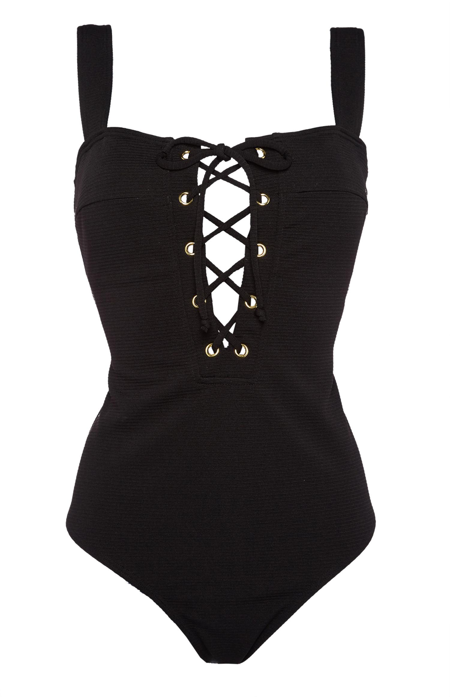 Fato banho atilhos preto