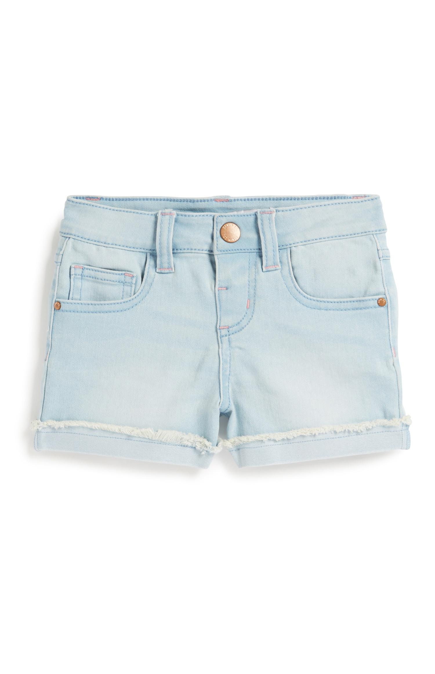 Svetlo modre raztrgane kratke hlače