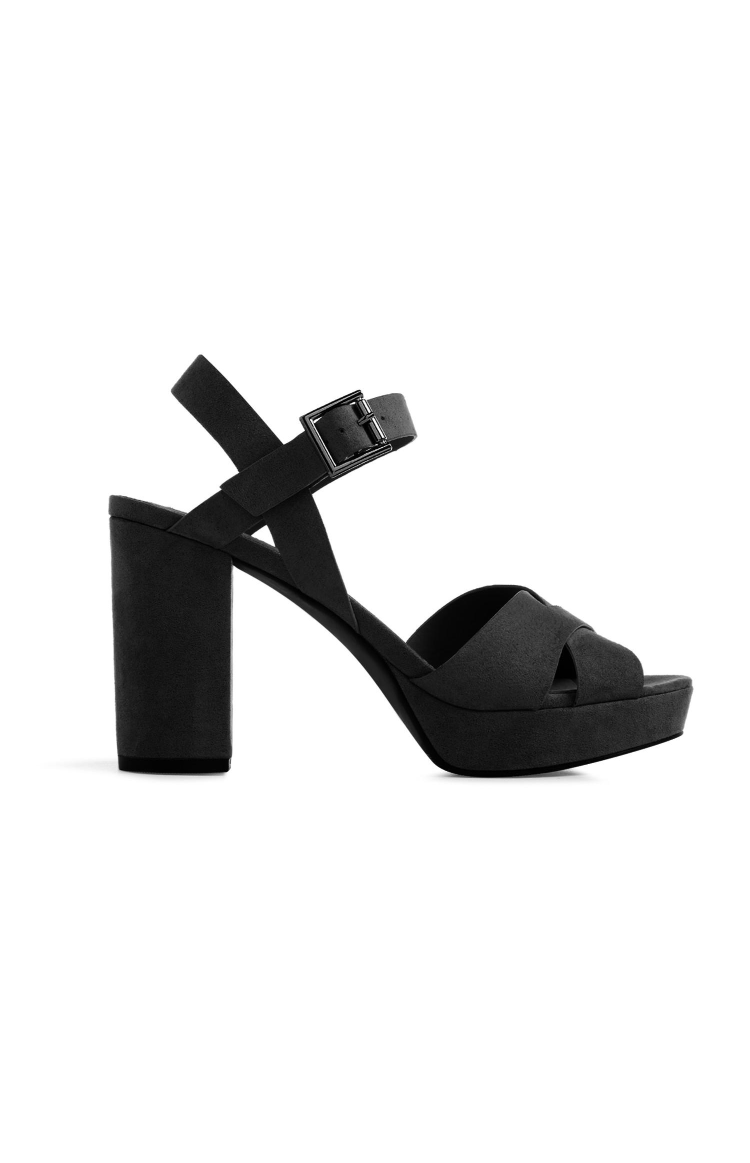 Sandálias plataforma preto