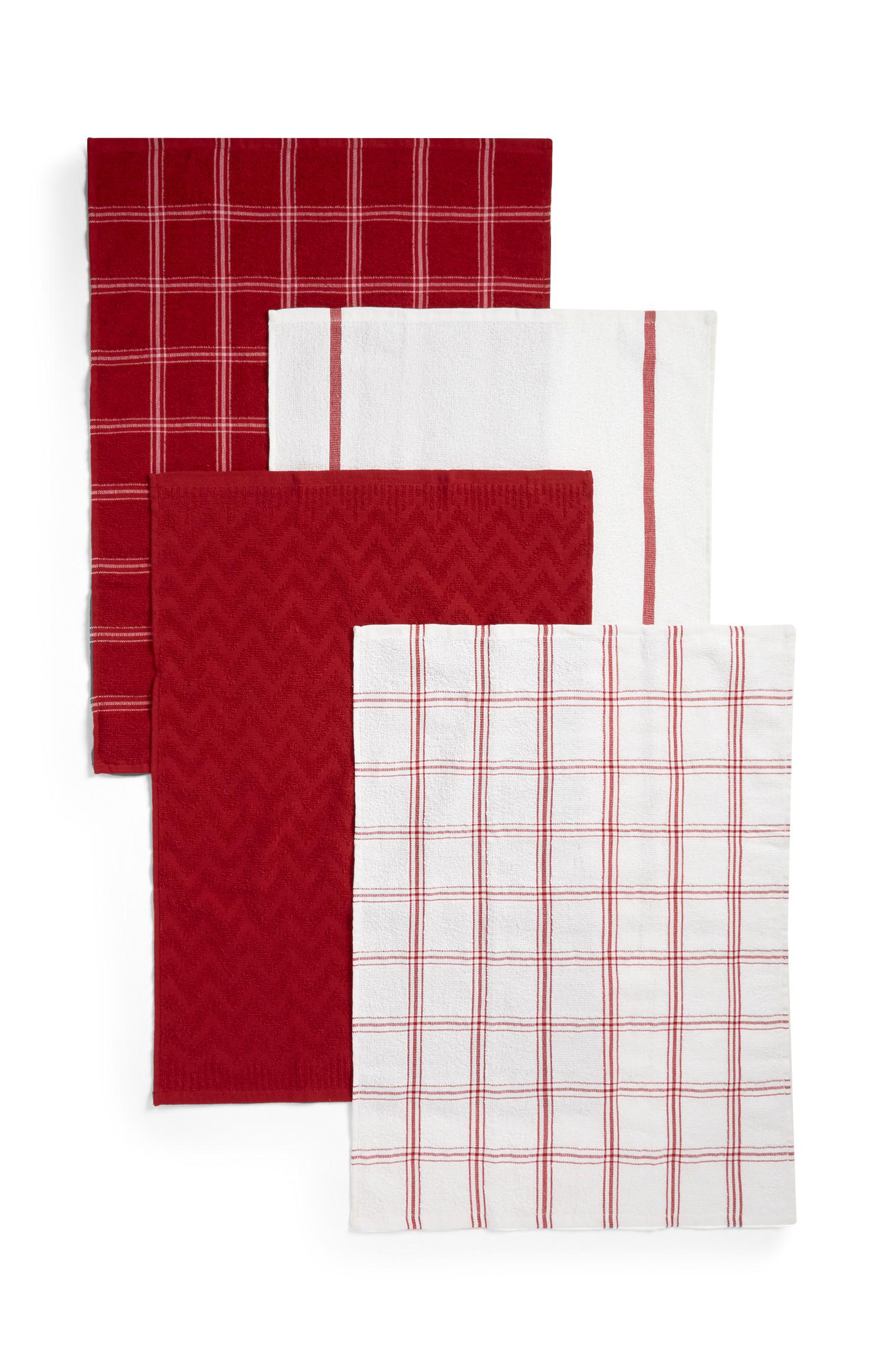 Juego de 4 paños de cocina