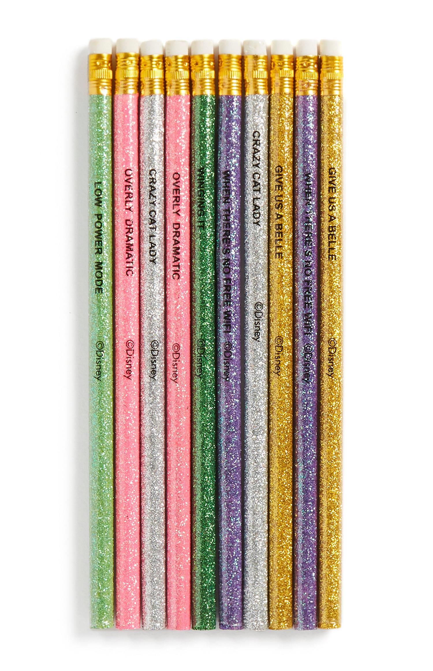 Juego de lápices de Princesas Disney