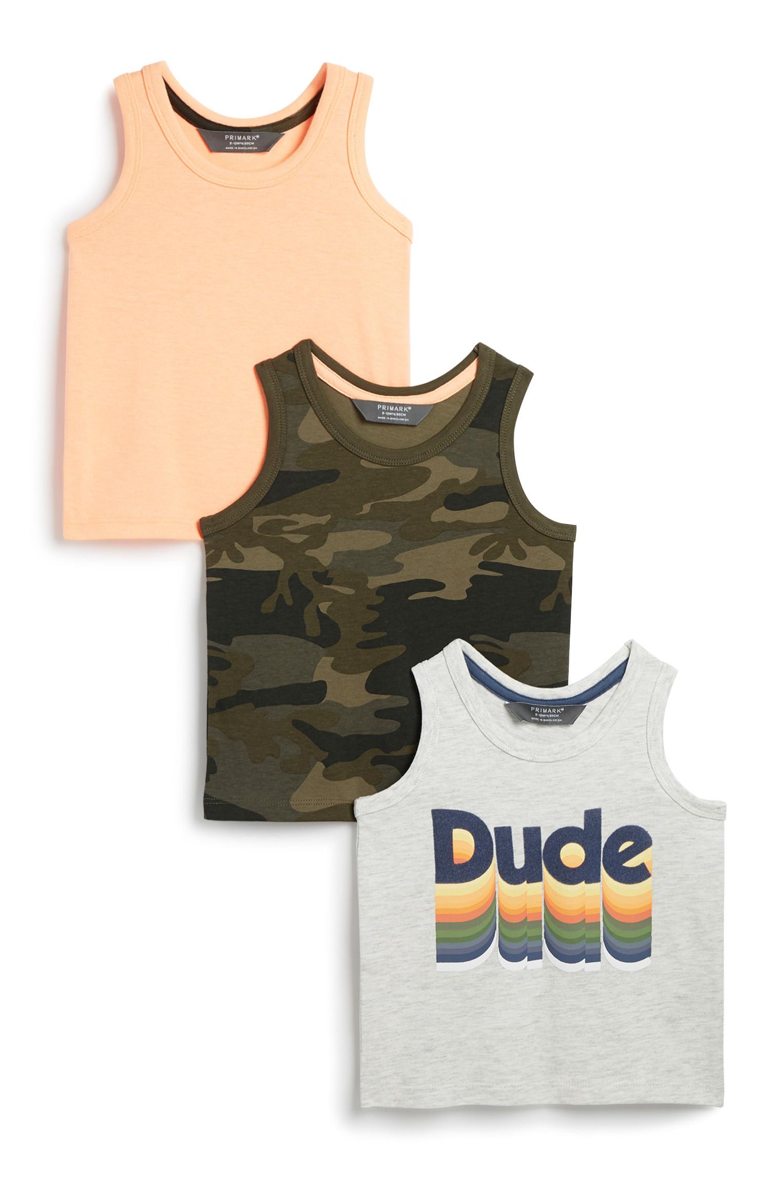 Fantovska majica brez rokavov za dojenčke, 3 kosi