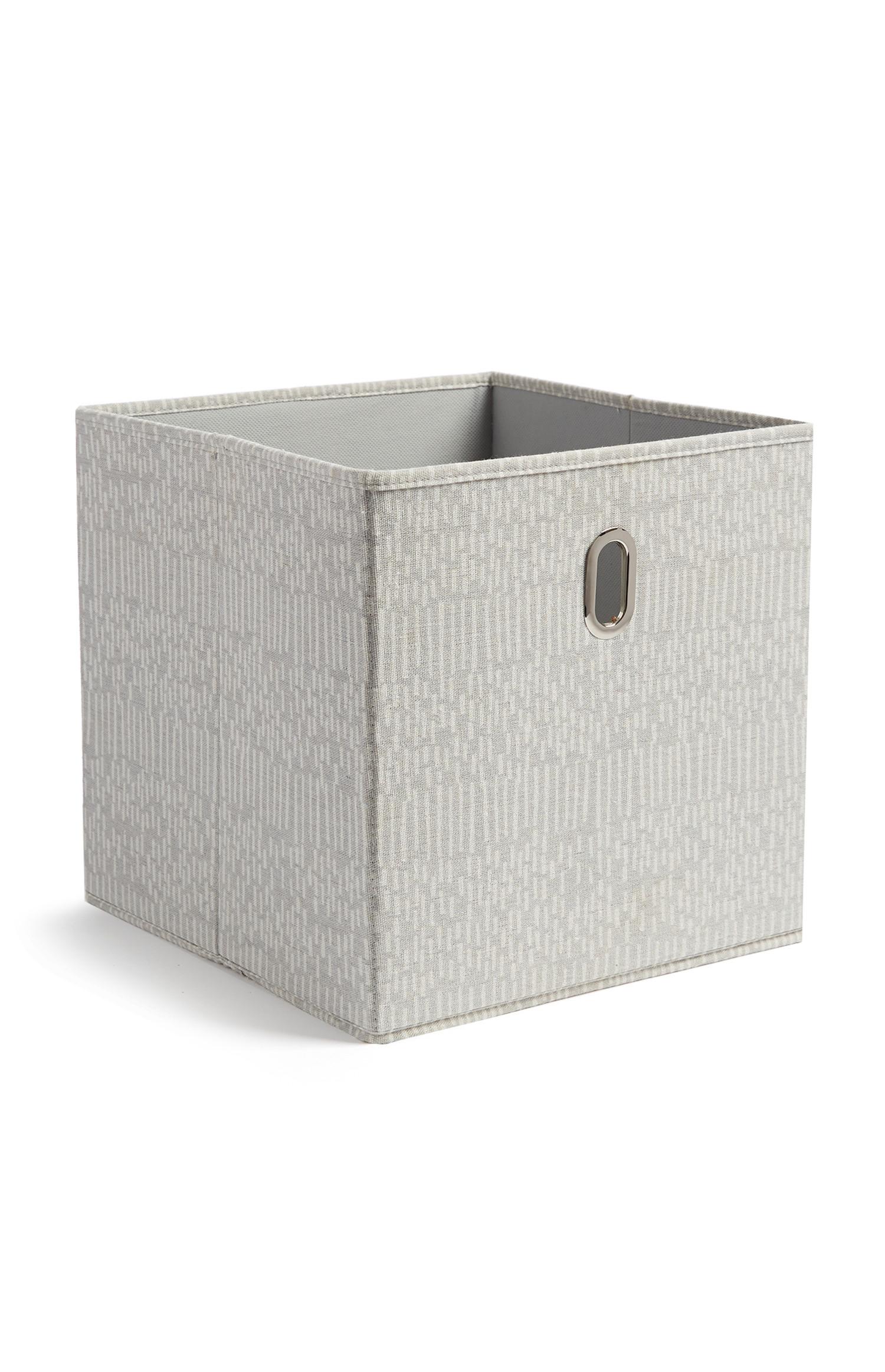 Caja cubo gris