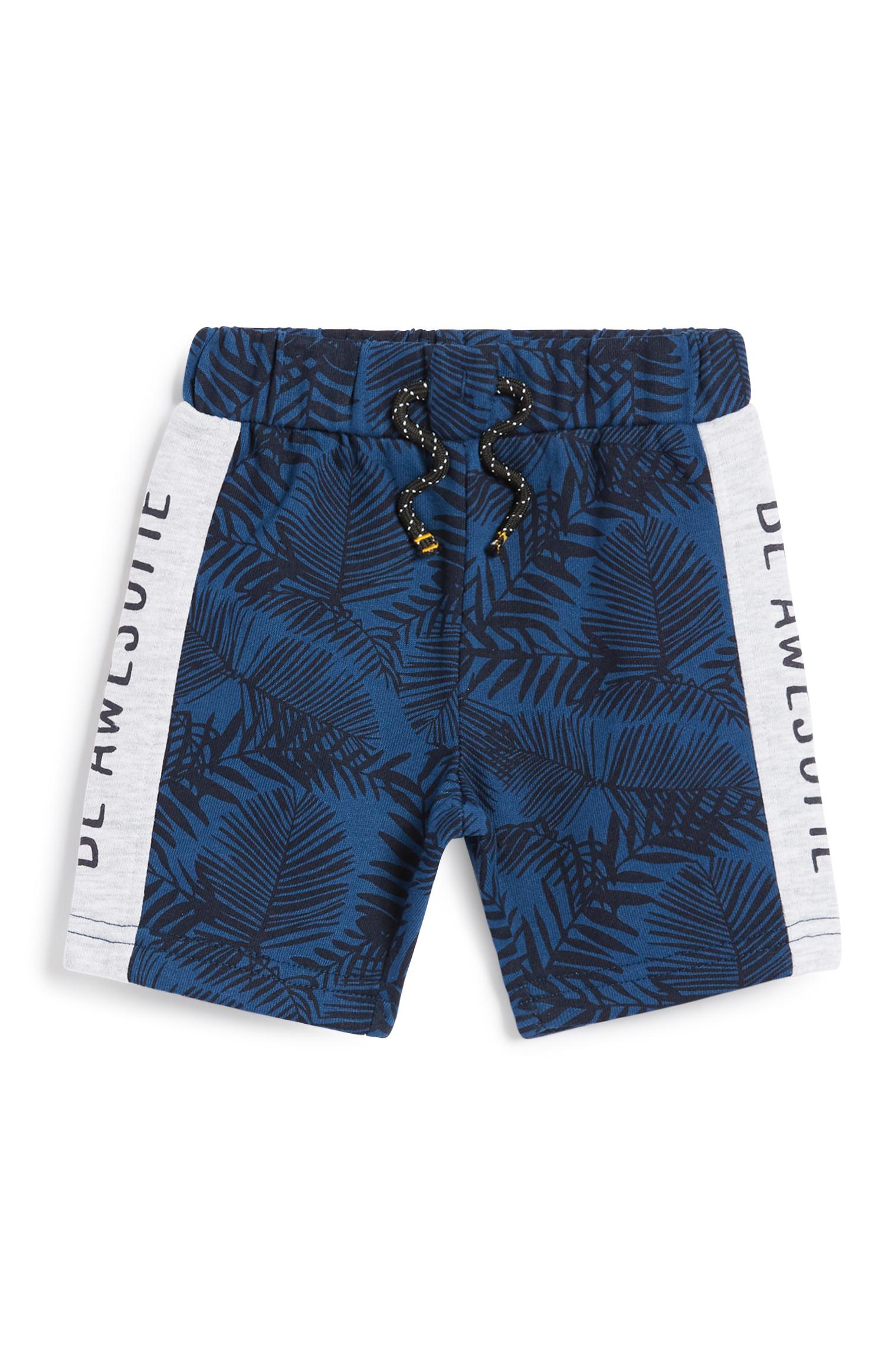 Pantalón corto azul marino de bebé niño