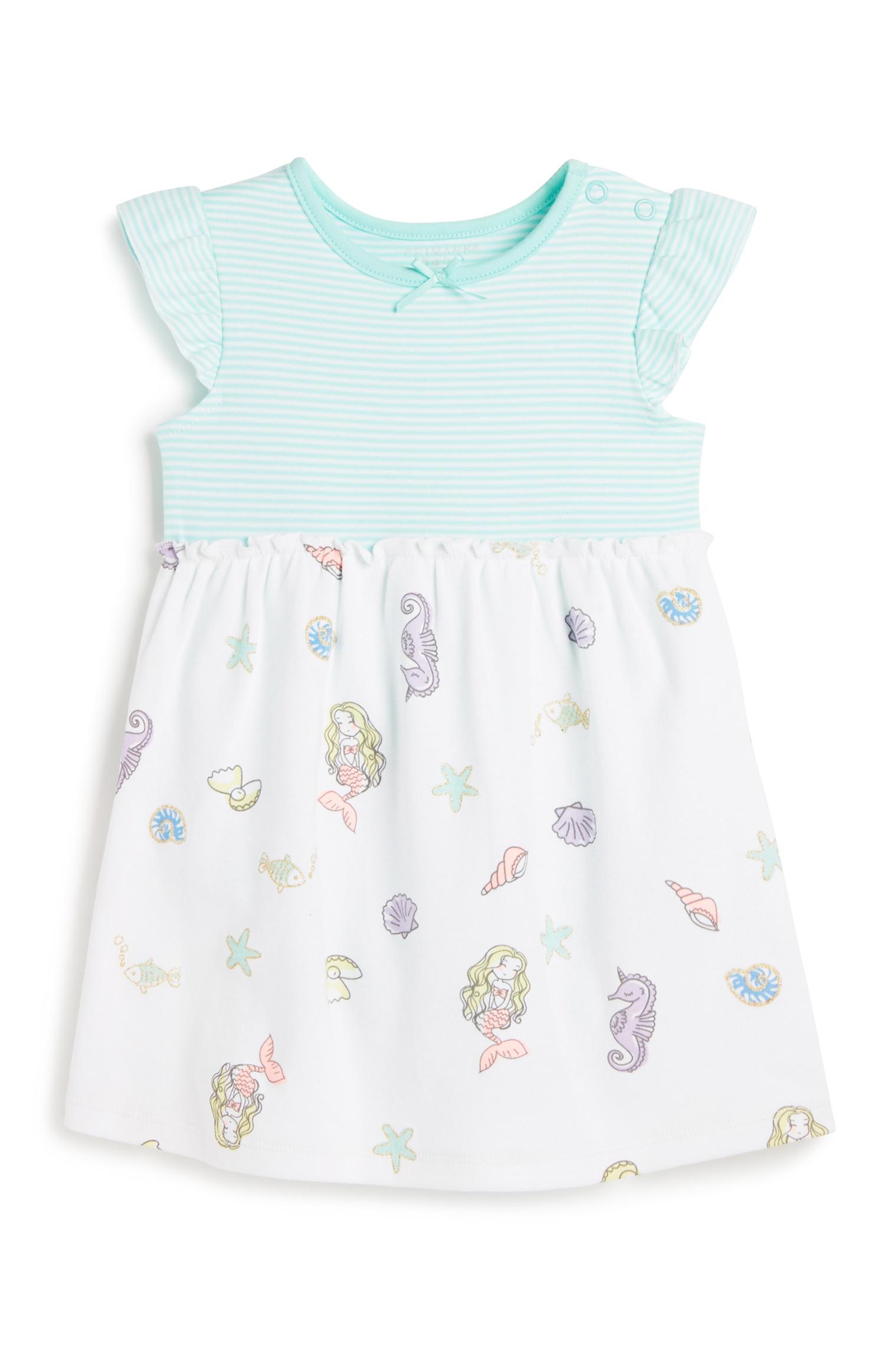 Dekliška obleka za dojenčke iz džersija