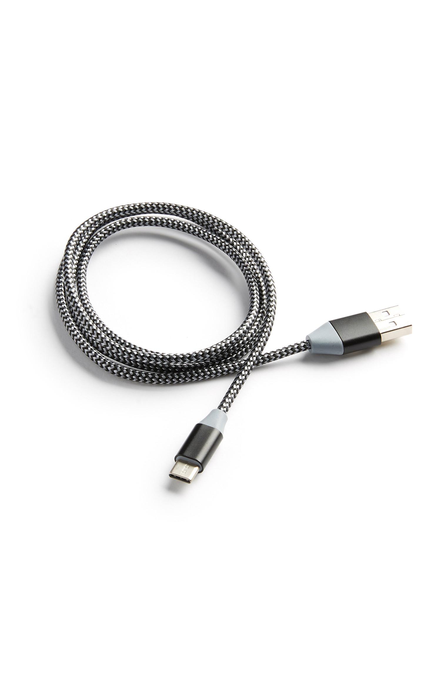 Cable USB gris de 1 m