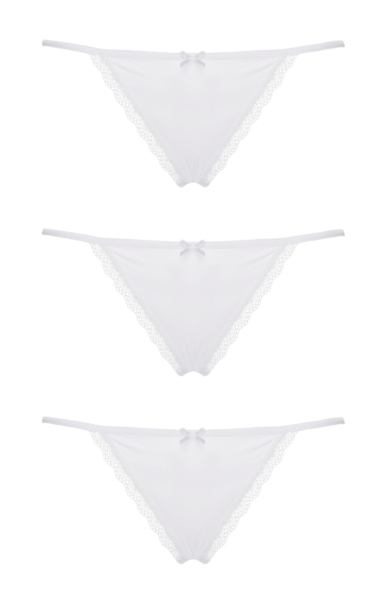 Pack 3 tangas brancas