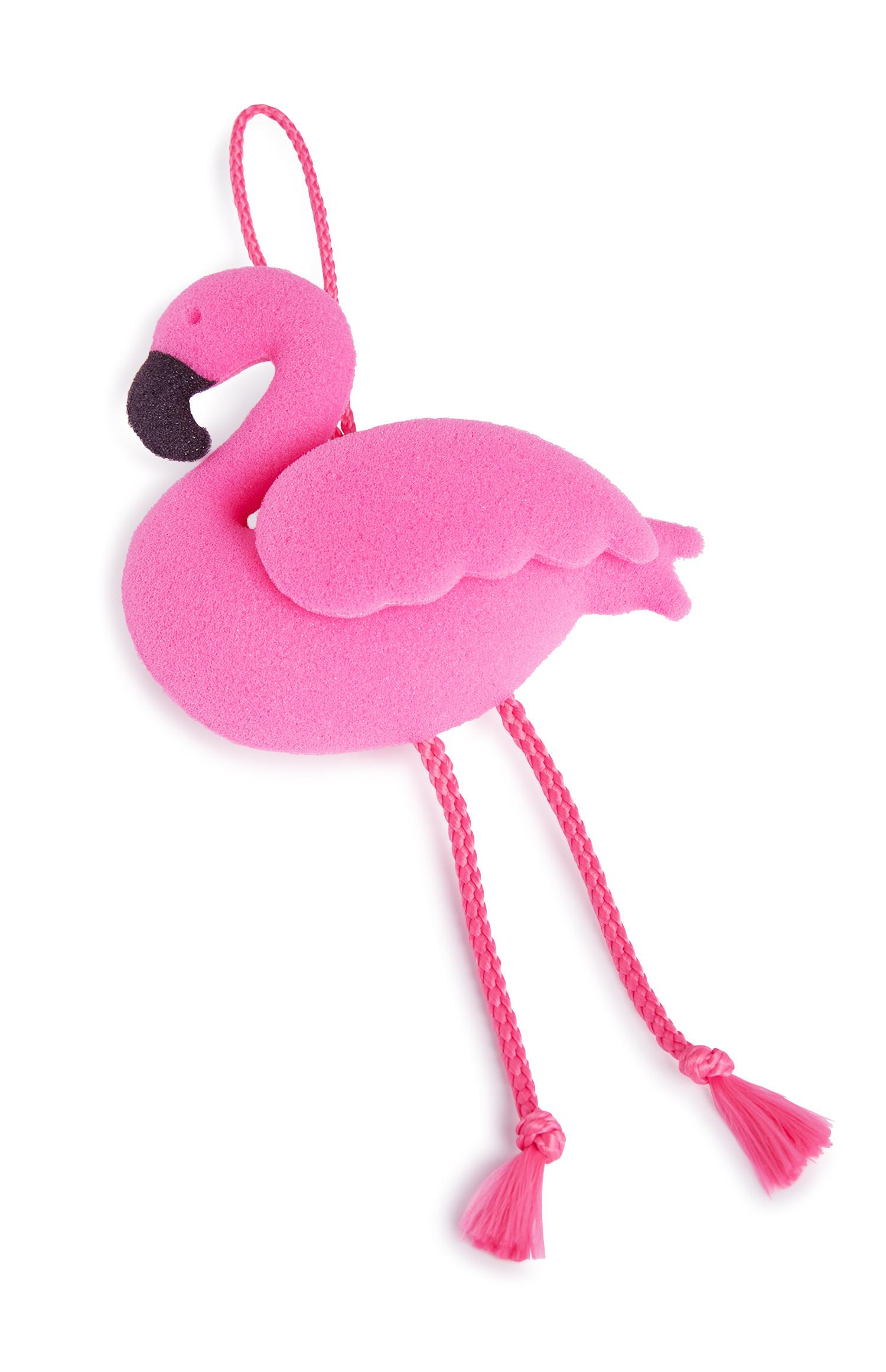 Esponja con forma de flamenco