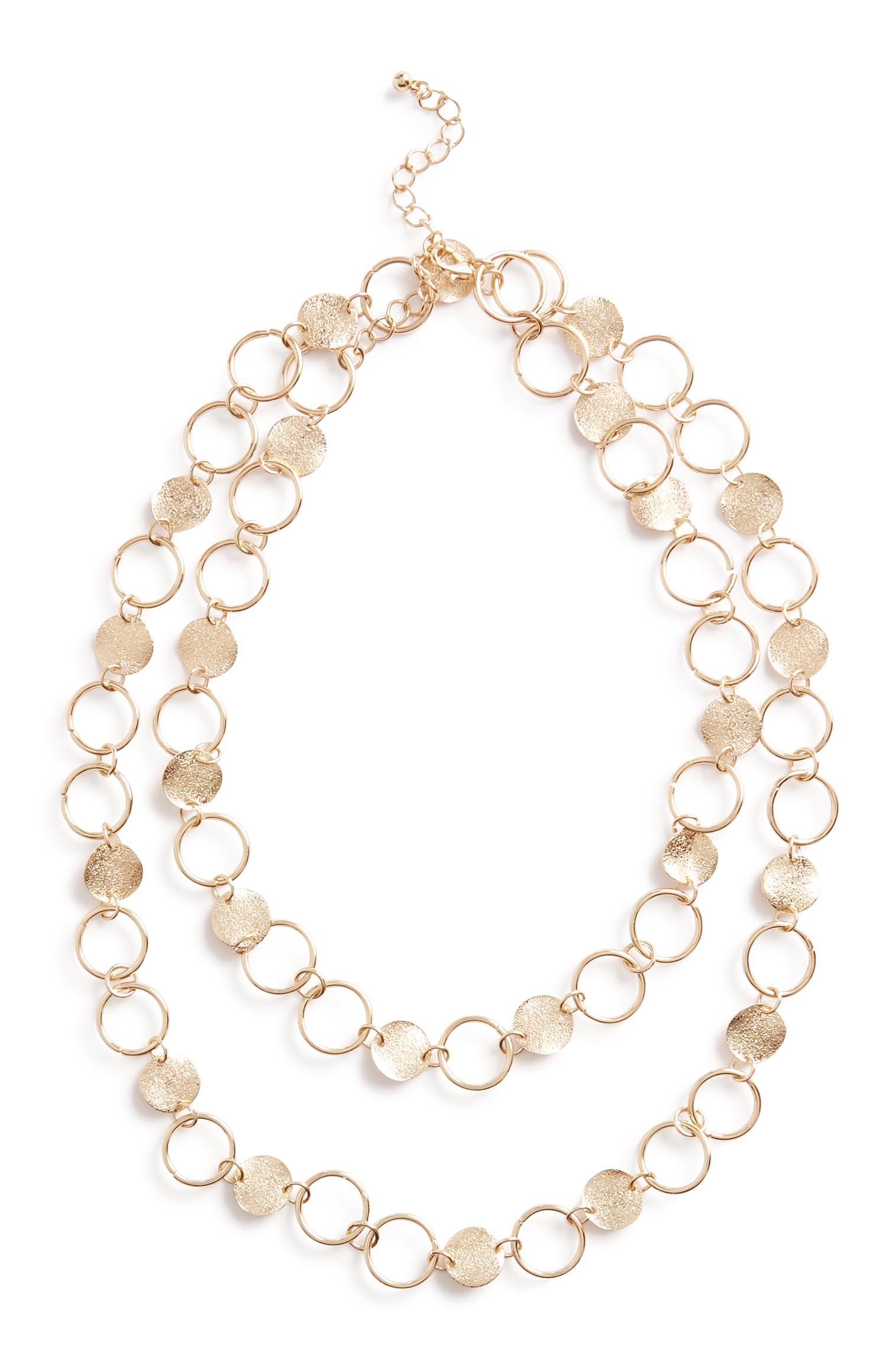 Colar corrente moedas