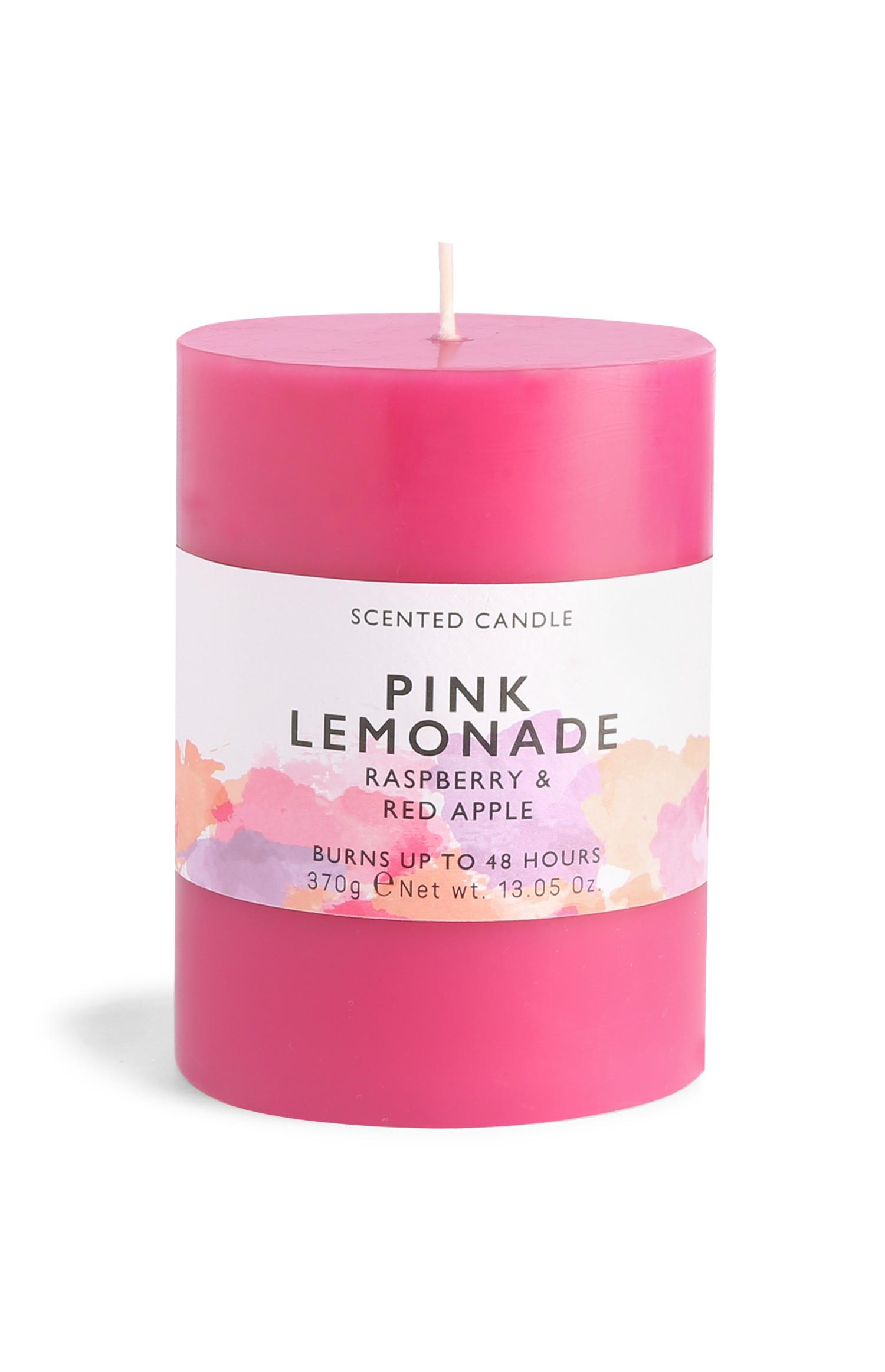 Vela tipo cirio «Pink Lemonade»