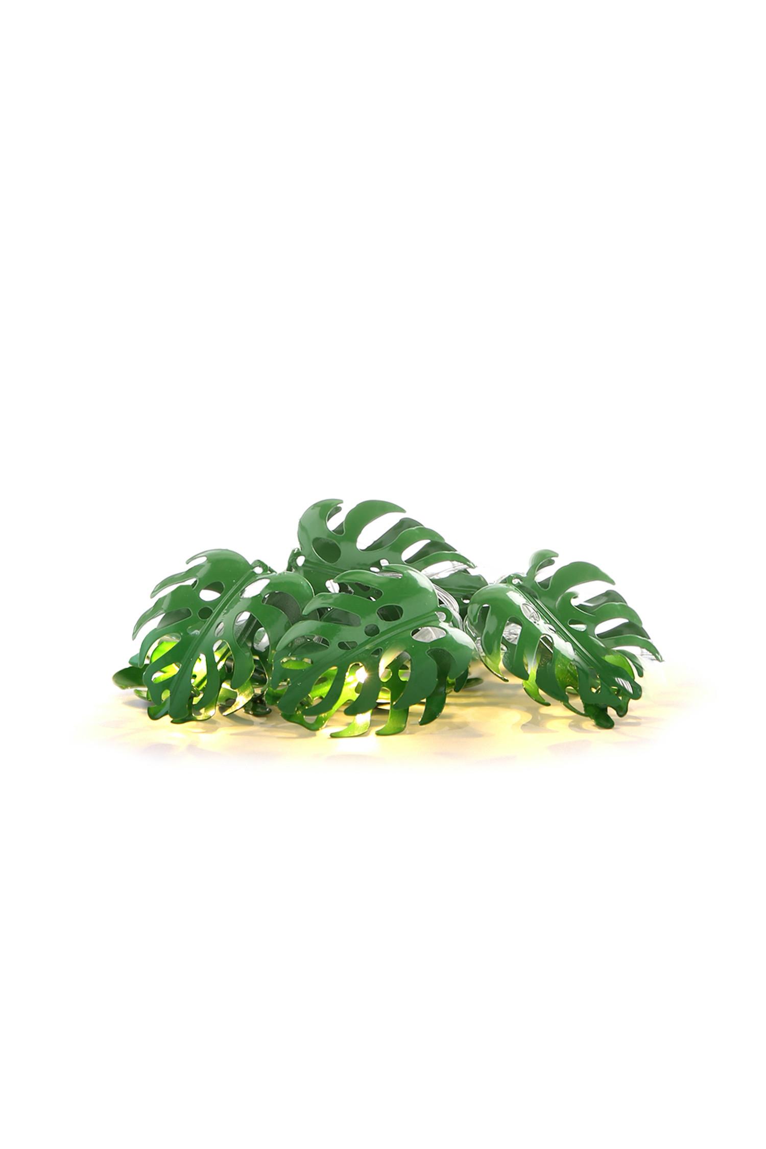 Cadena de luces con forma de hoja