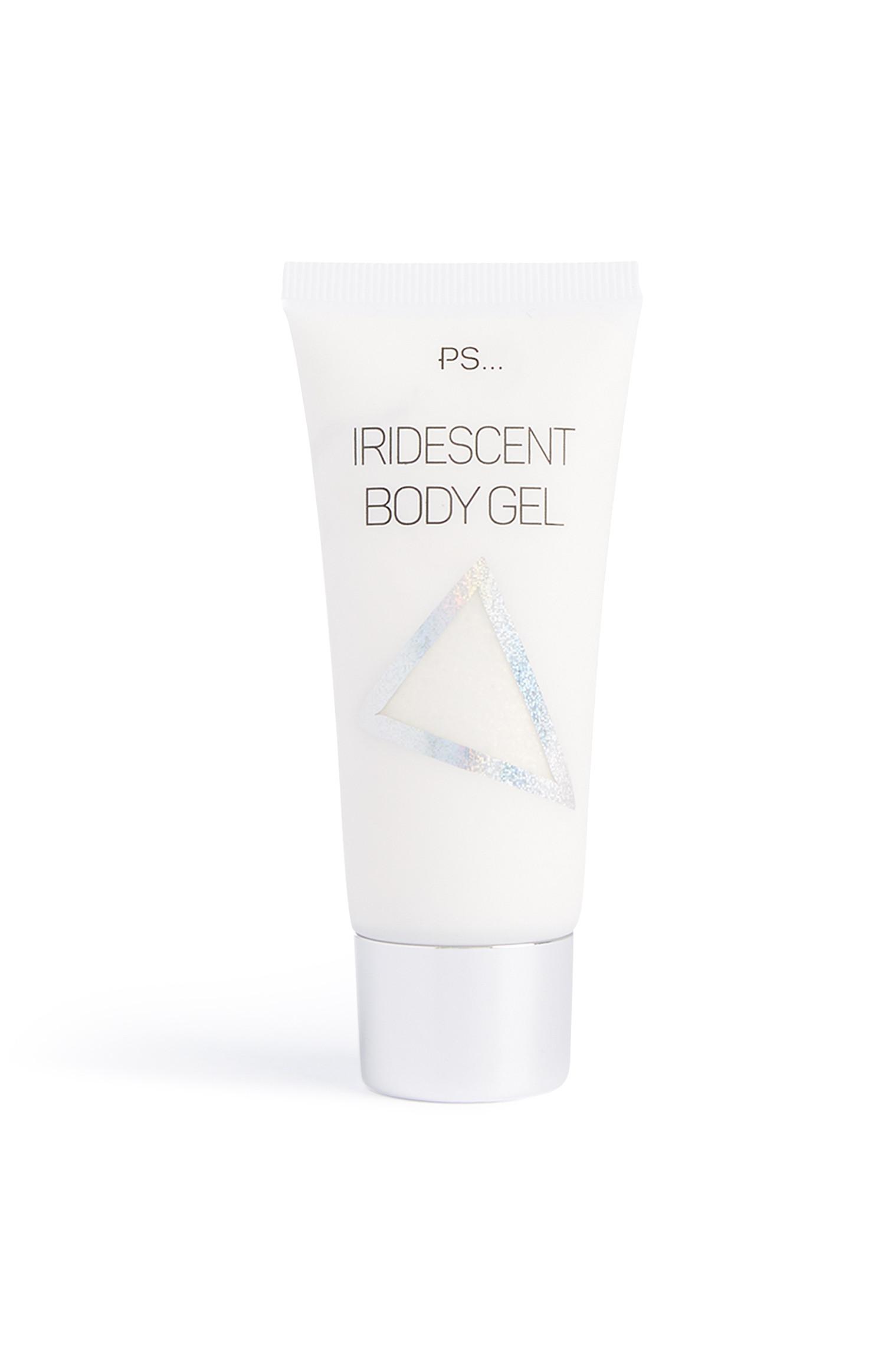 Gel corporal con purpurina