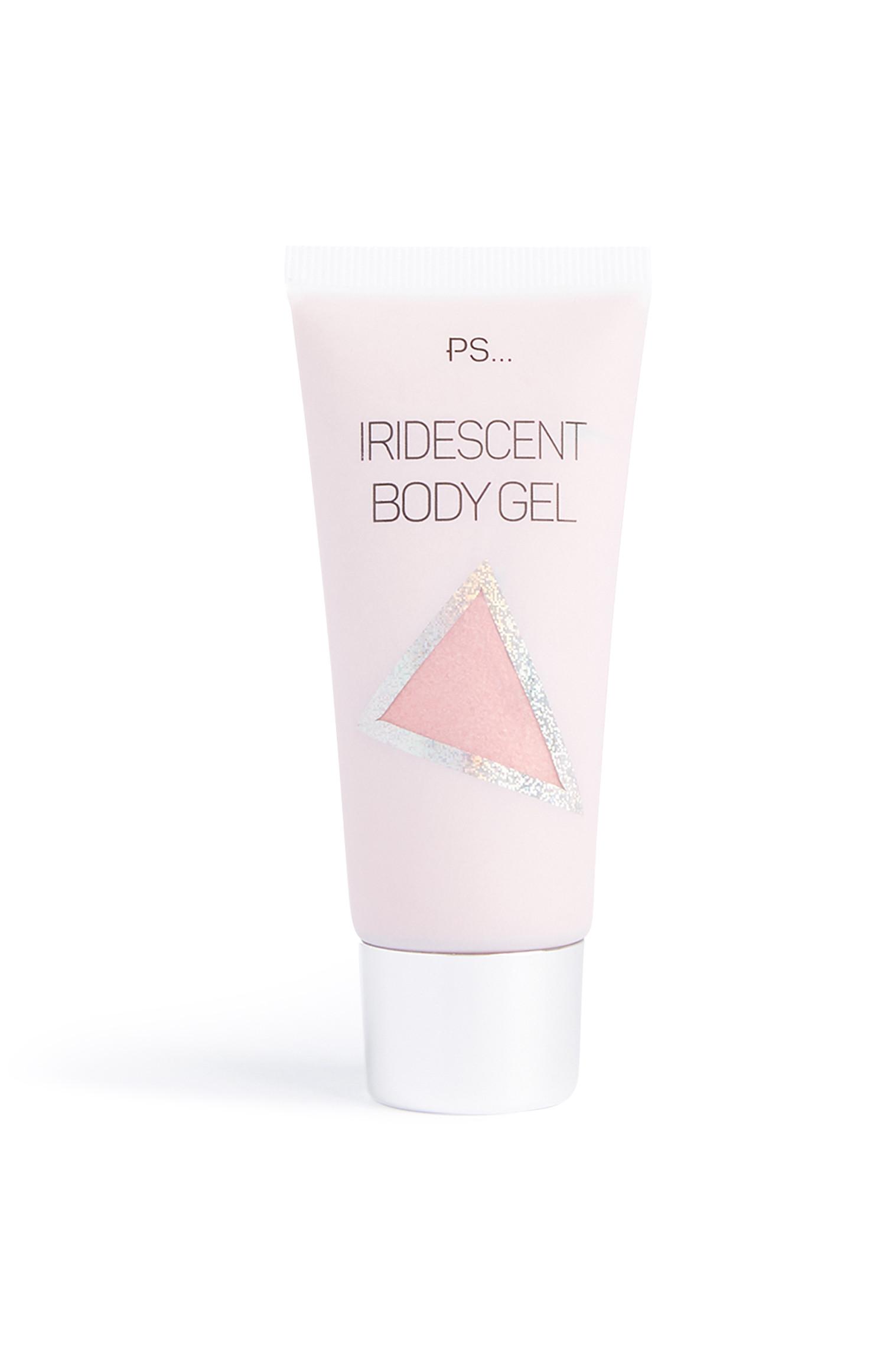 Gel corporal con purpurina