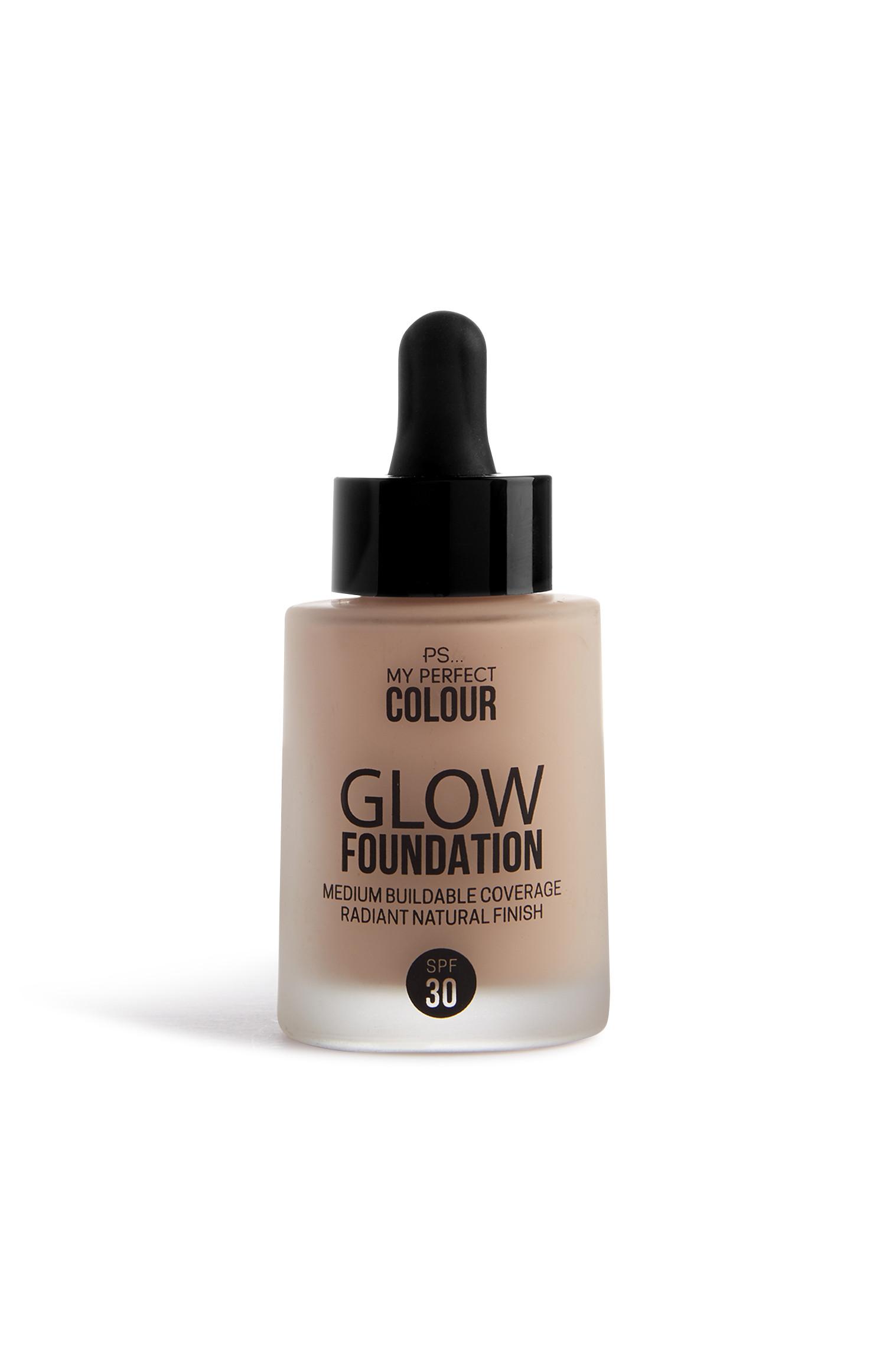 Bež svetleči tekoči puder Glow Foundation