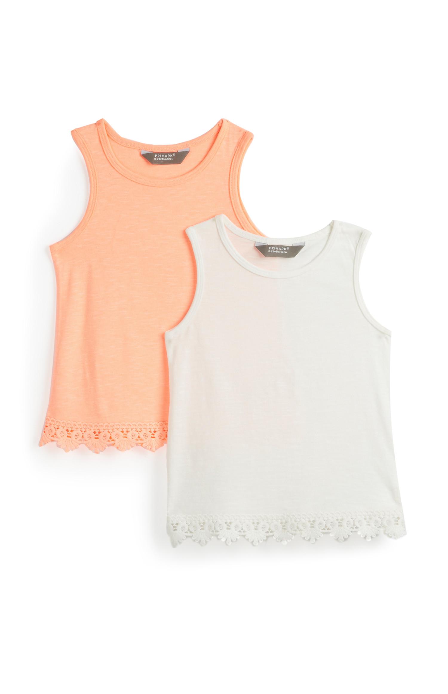 Pack de 2 camisetas sin mangas