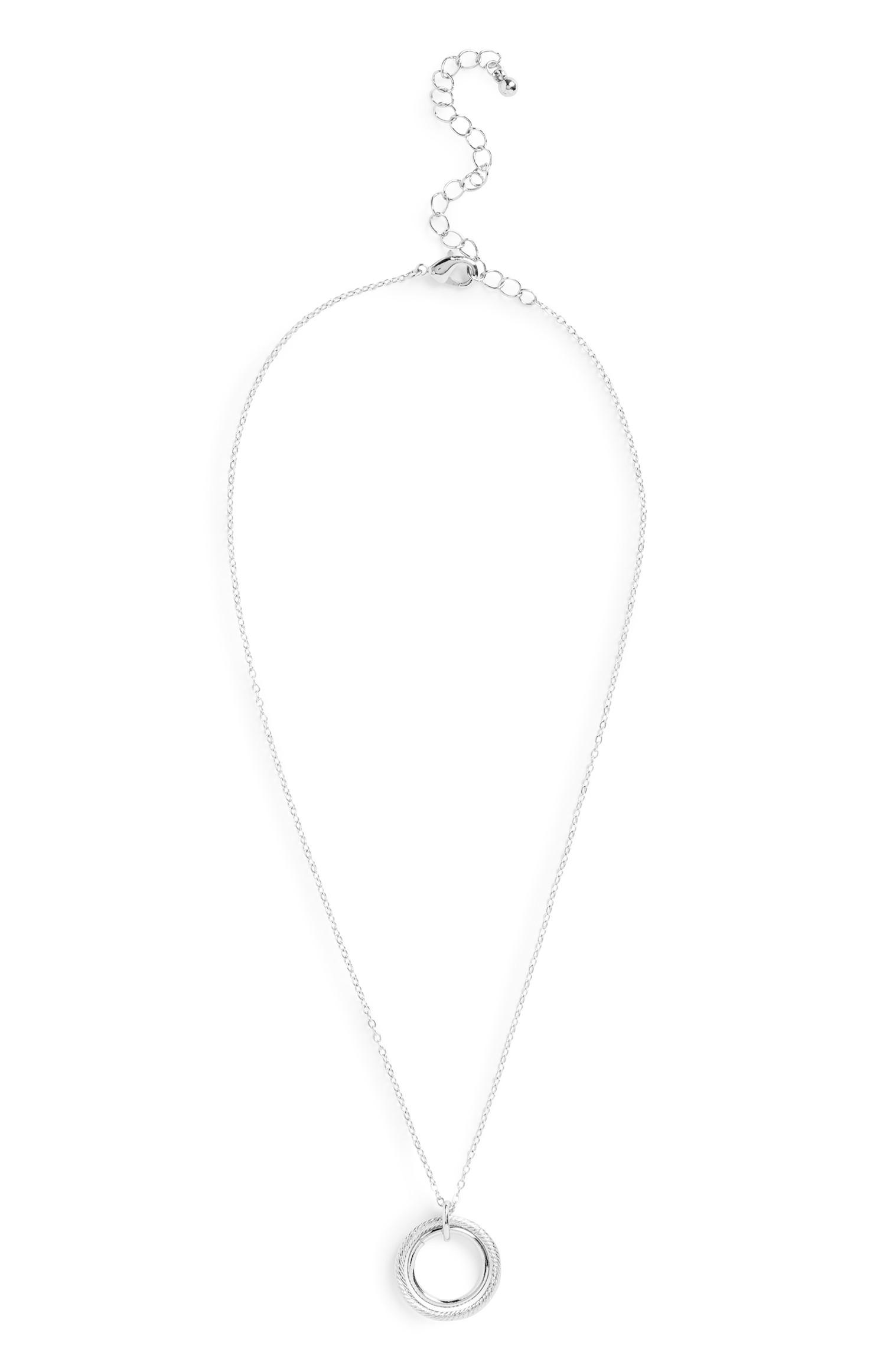 Colar pendente círculo