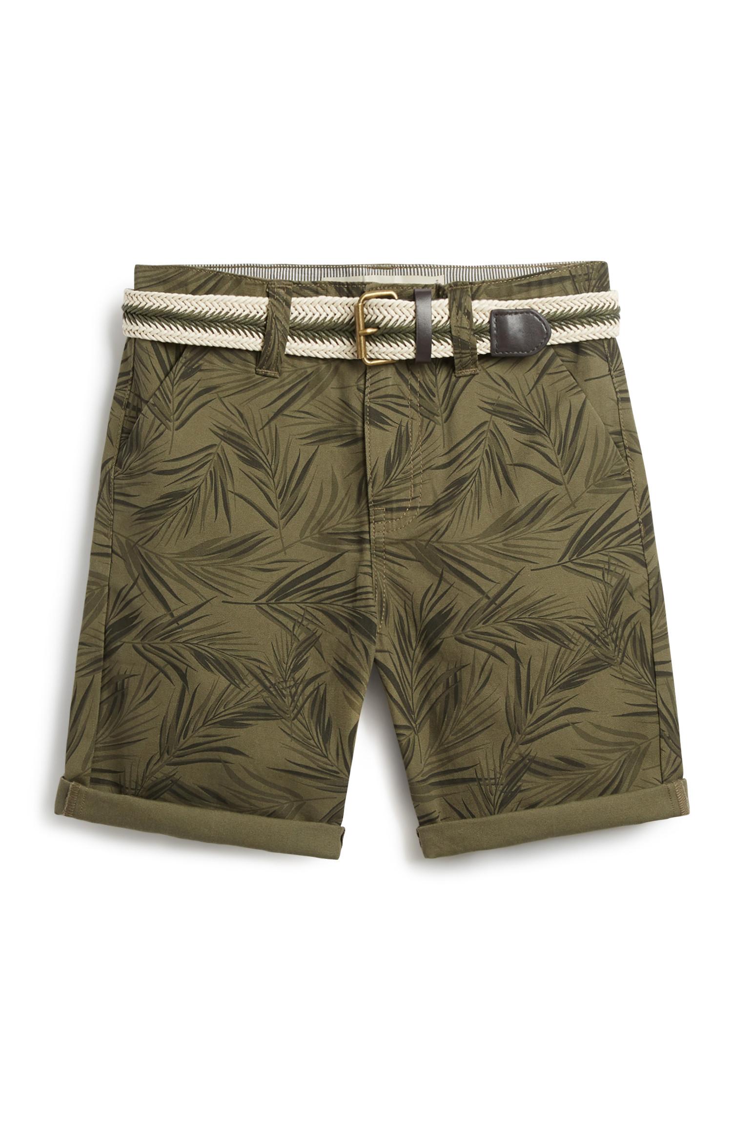 Kratke hlače chino s pasom za starejše fante