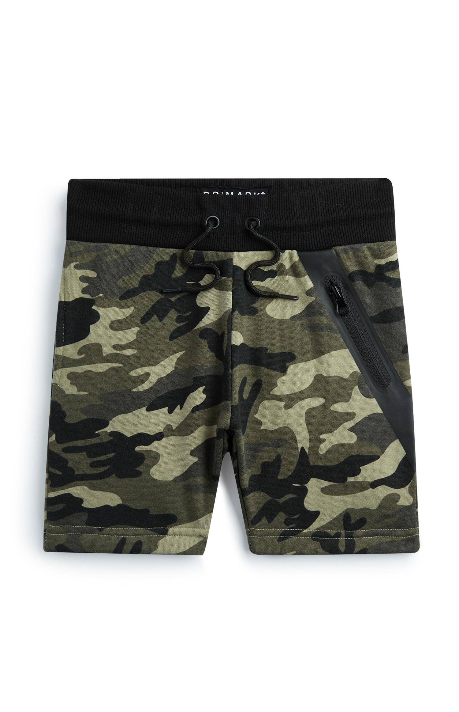 Pantalón corto de camuflaje para niño