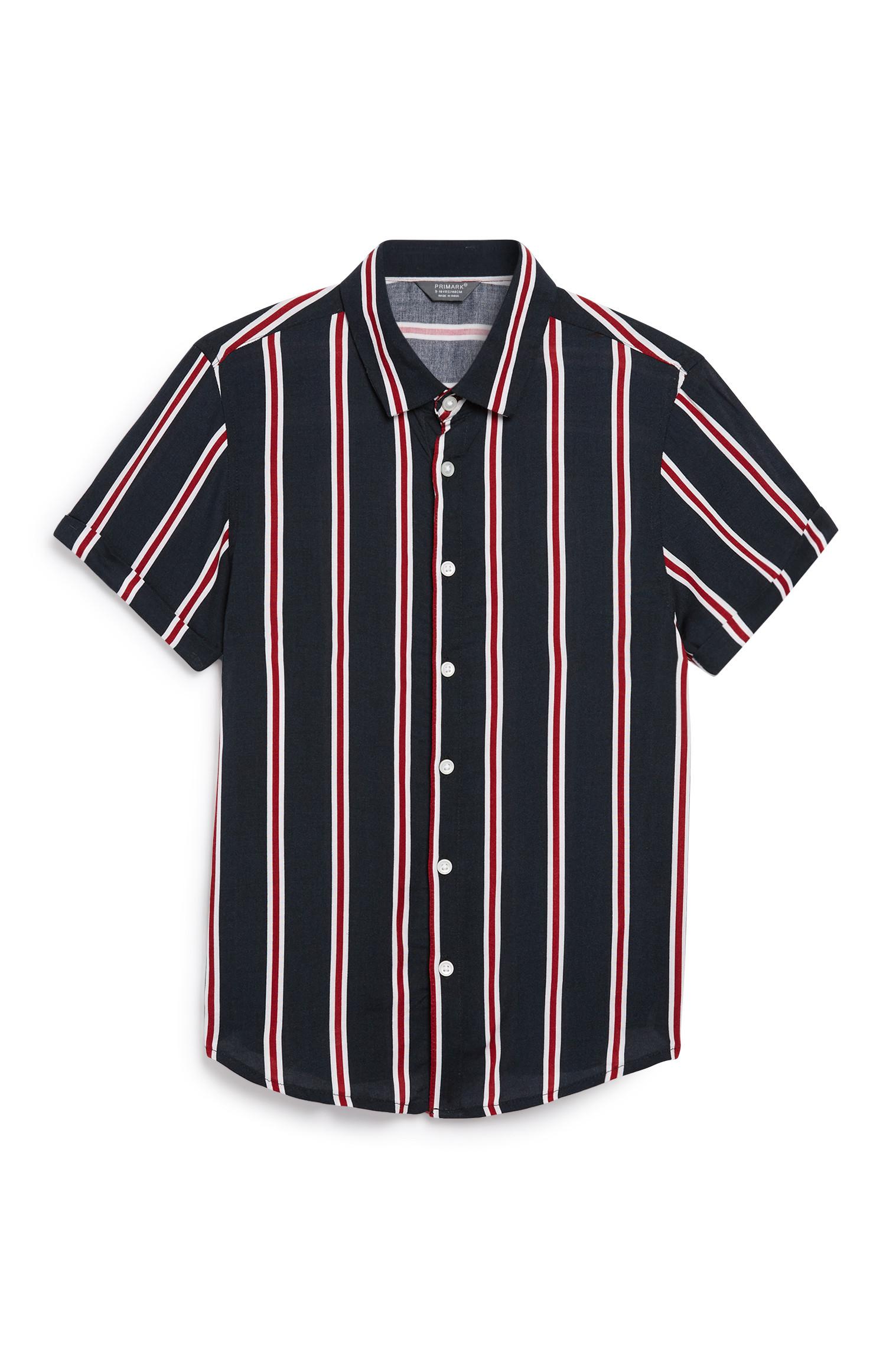 Camisa de rayas para niño mayor