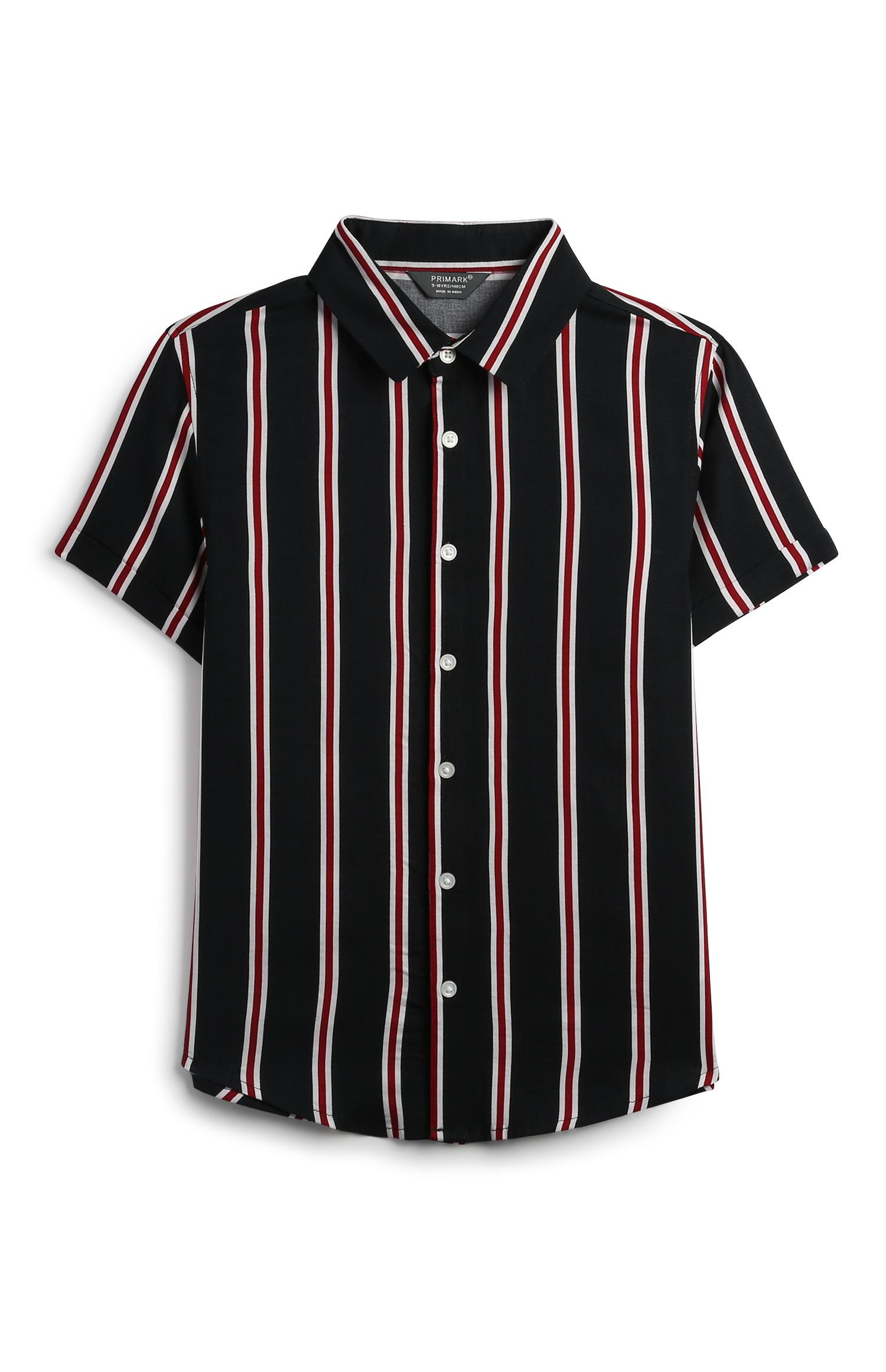 Camisa a rayas para niño mayor