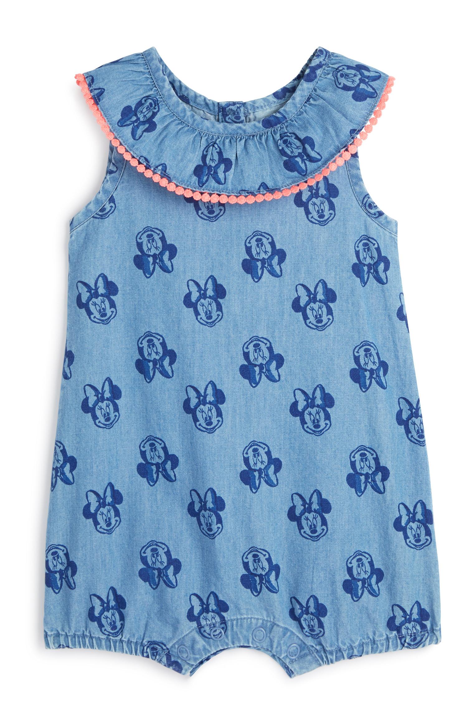 Dekliški pajac Minnie Mouse za dojenčke