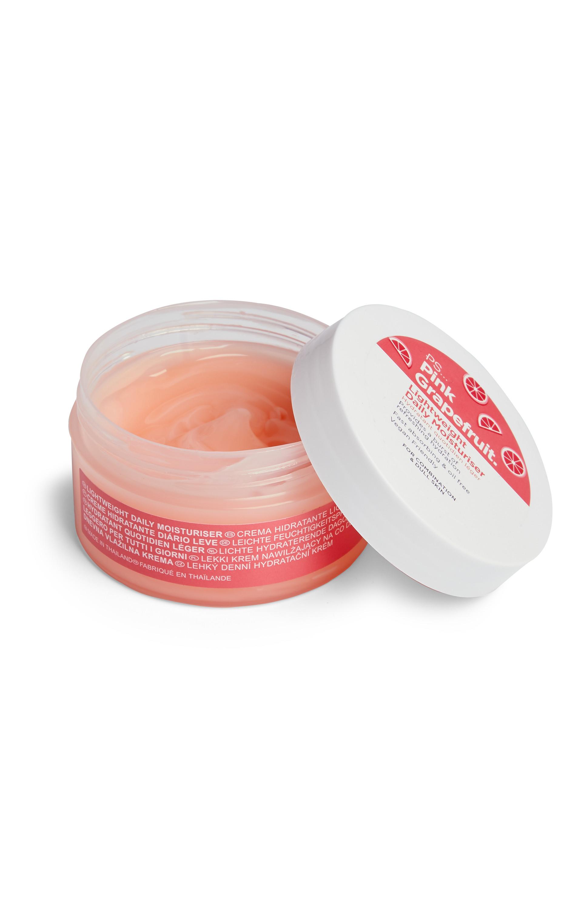 pink grapefruit moisturizer