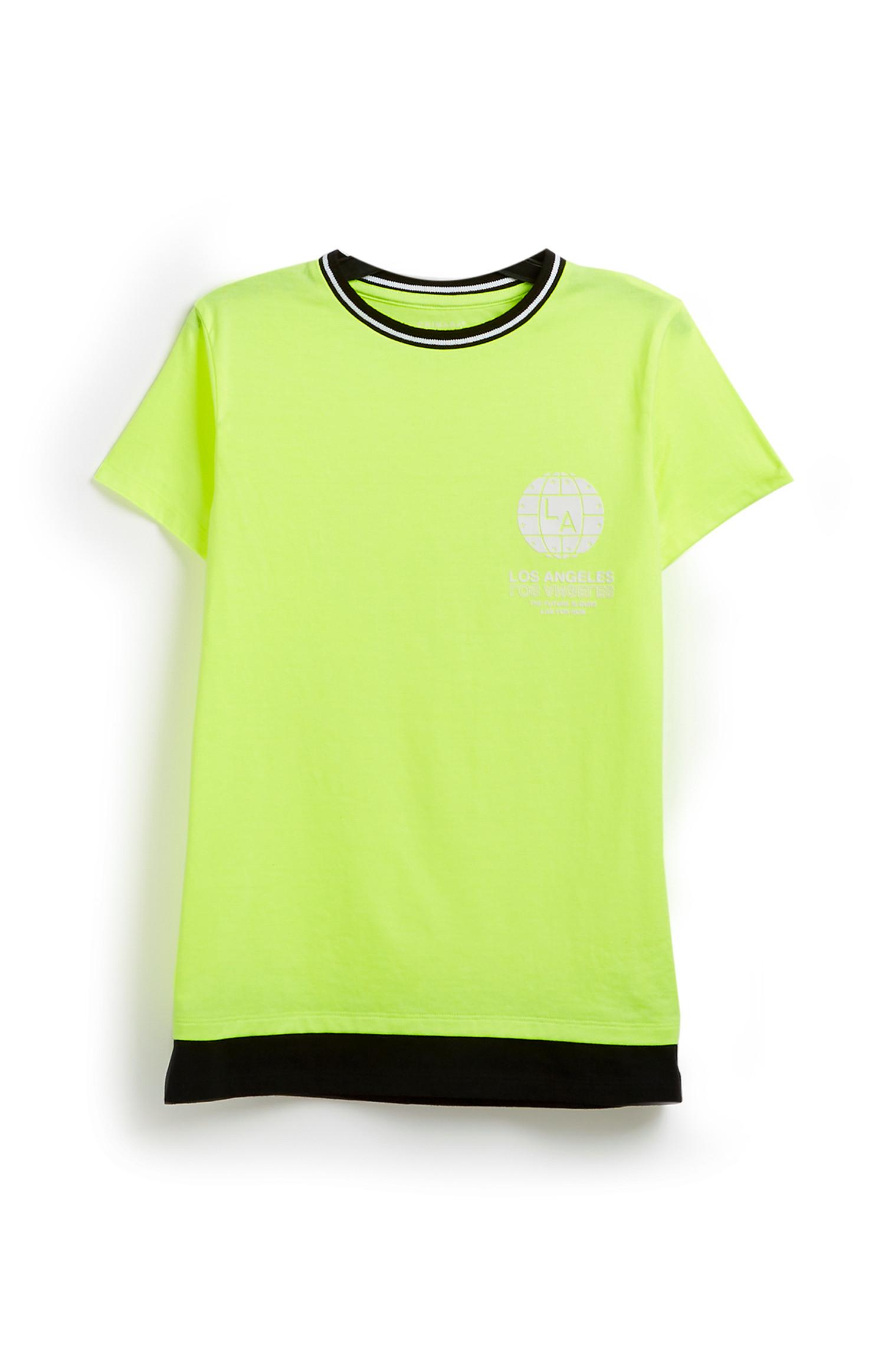 Camiseta fluorescente de niño mayor