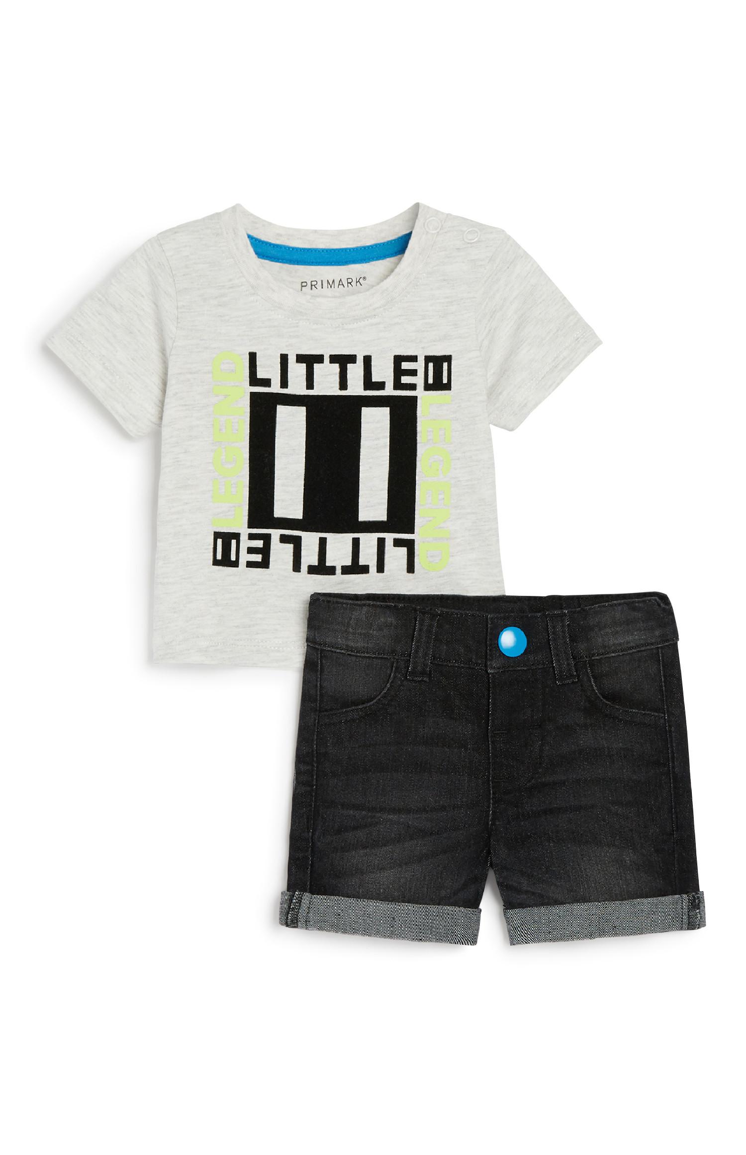 Fantovske kratke hlače iz jeansa za dojenčke