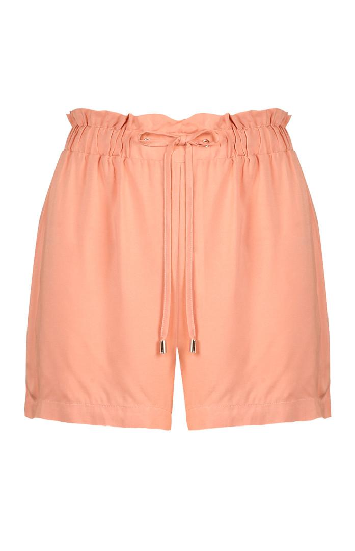 Calções atilhos coral