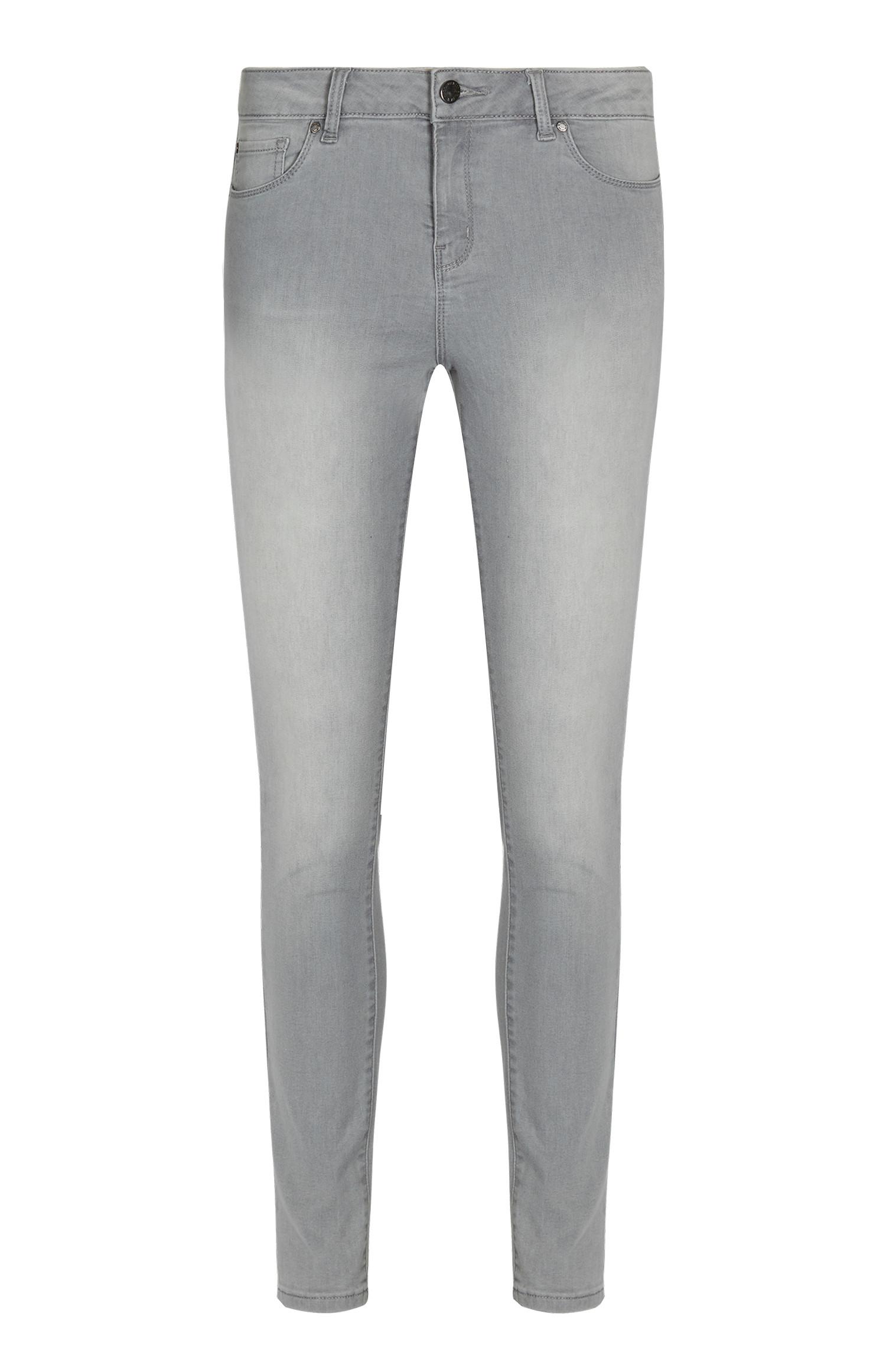 Jean skinny gris super stretch