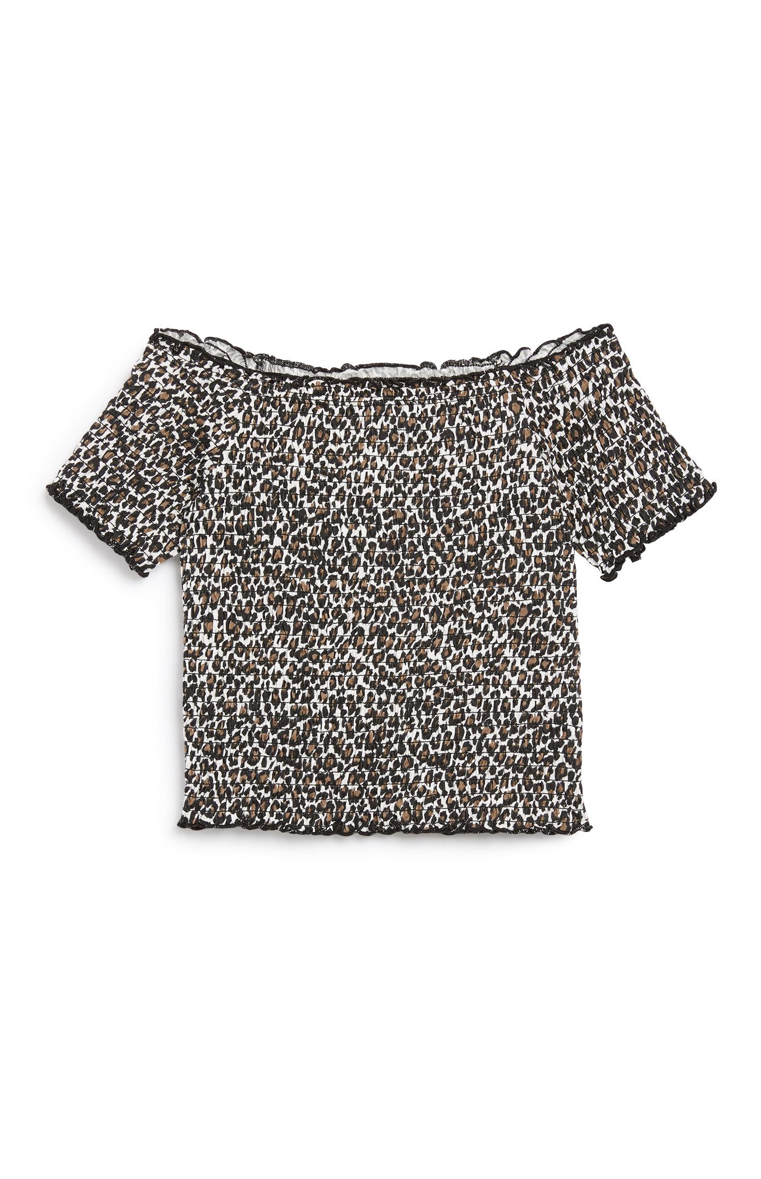 Top con hombros descubiertos para niña mayor