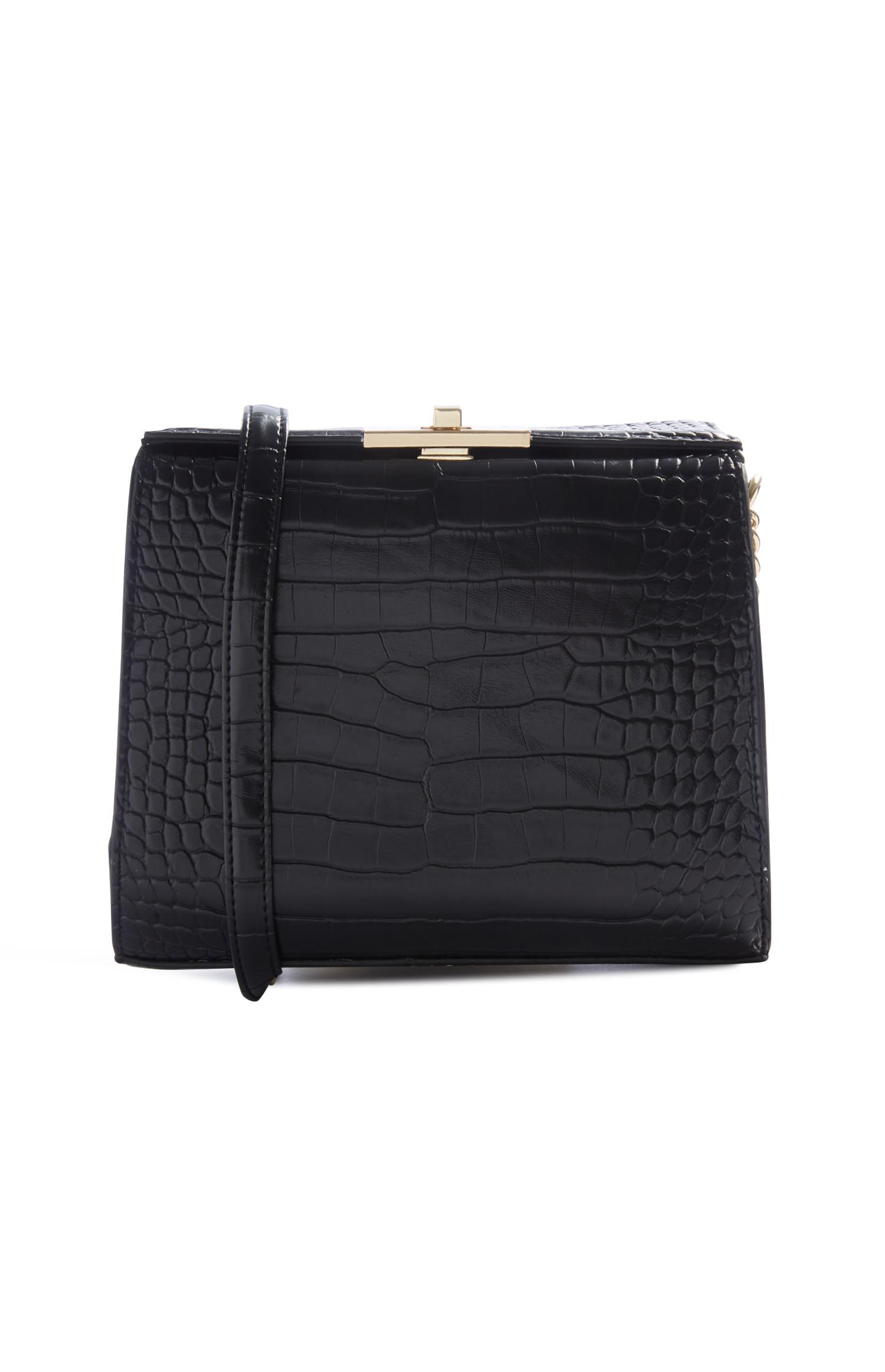 Mala padrão cobra preto