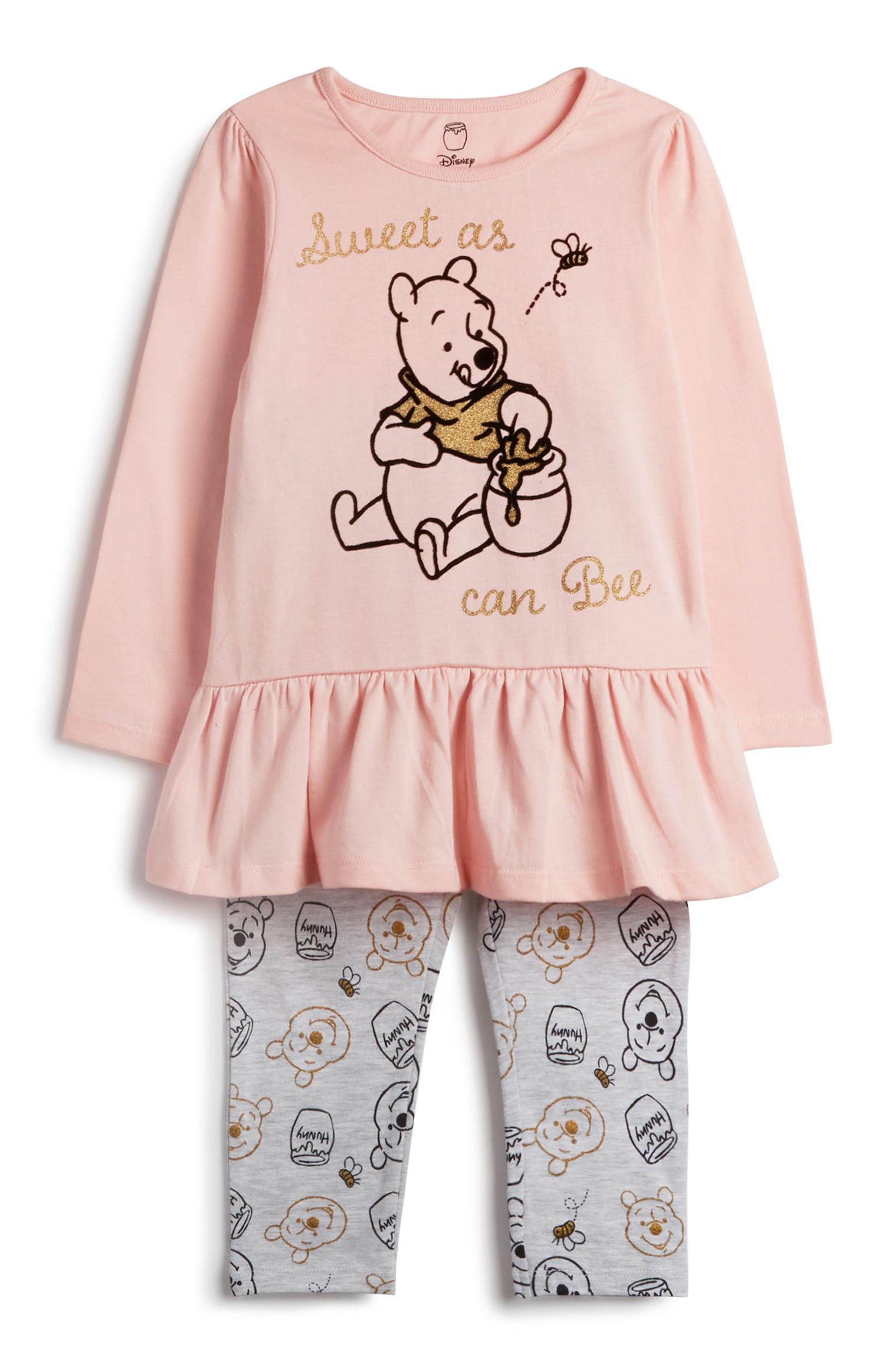 Conjunto de dos piezas de Winnie The Pooh para bebé niña