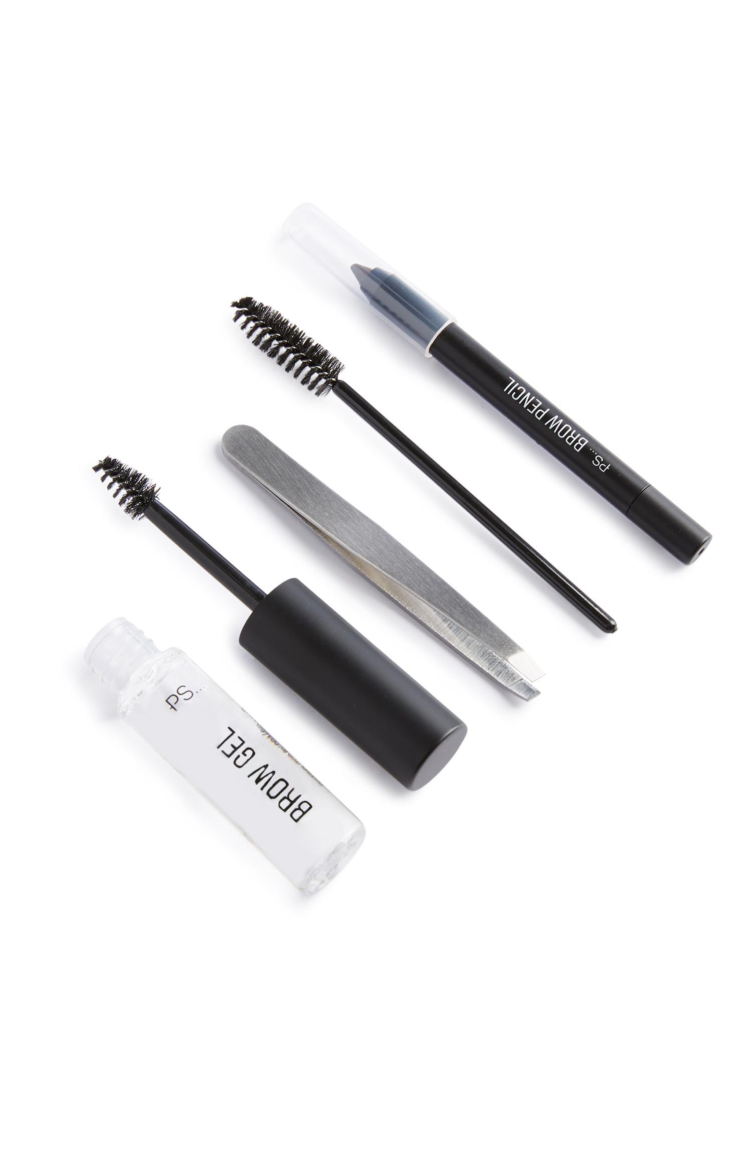 Kit para cejas marrón oscuro