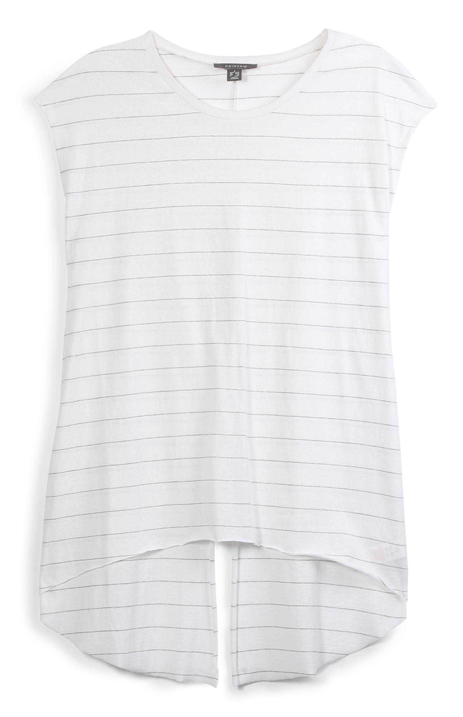 Top abertura costas branco