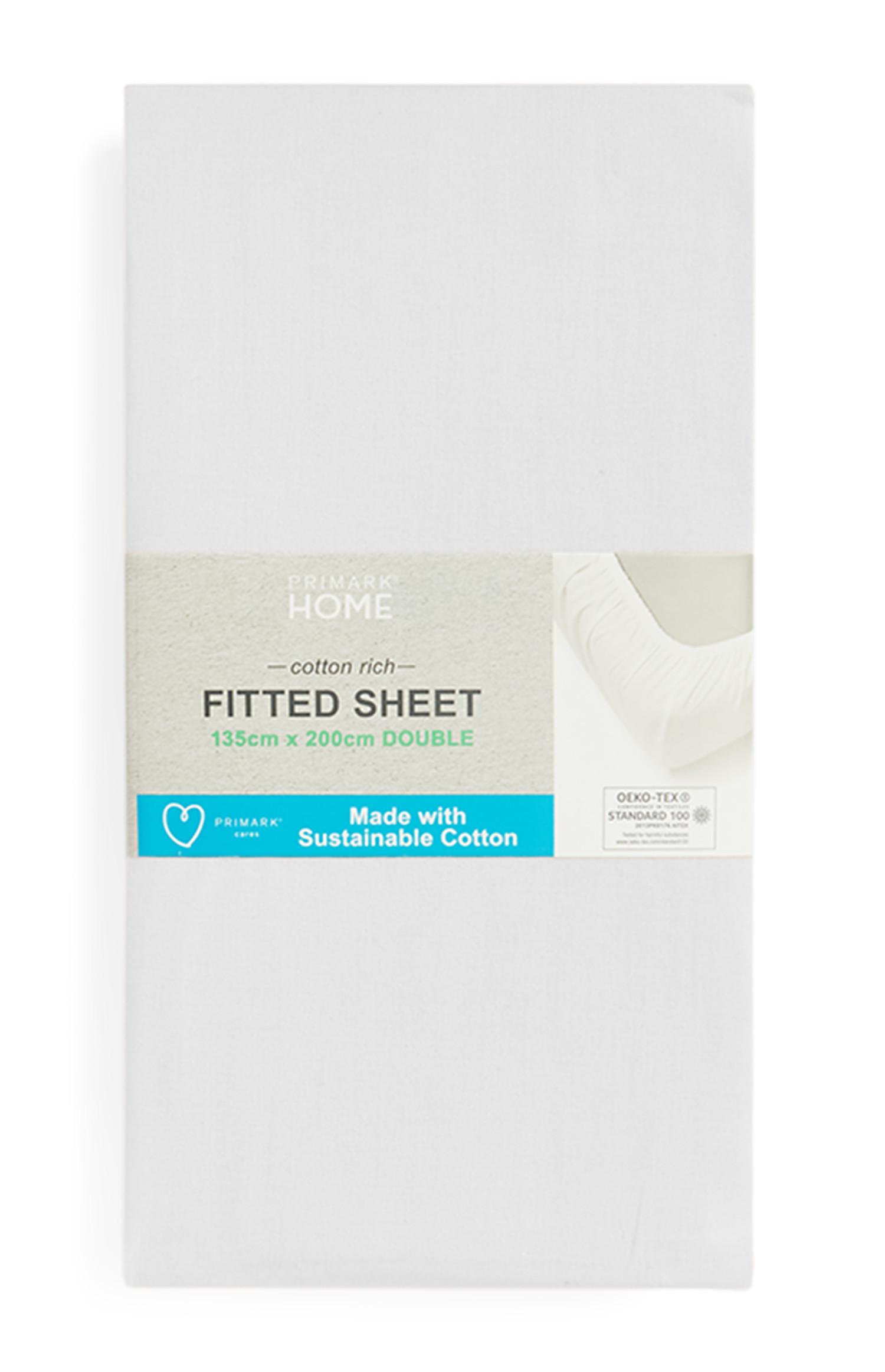 Sábana bajera ajustable doble de algodón sostenible gris