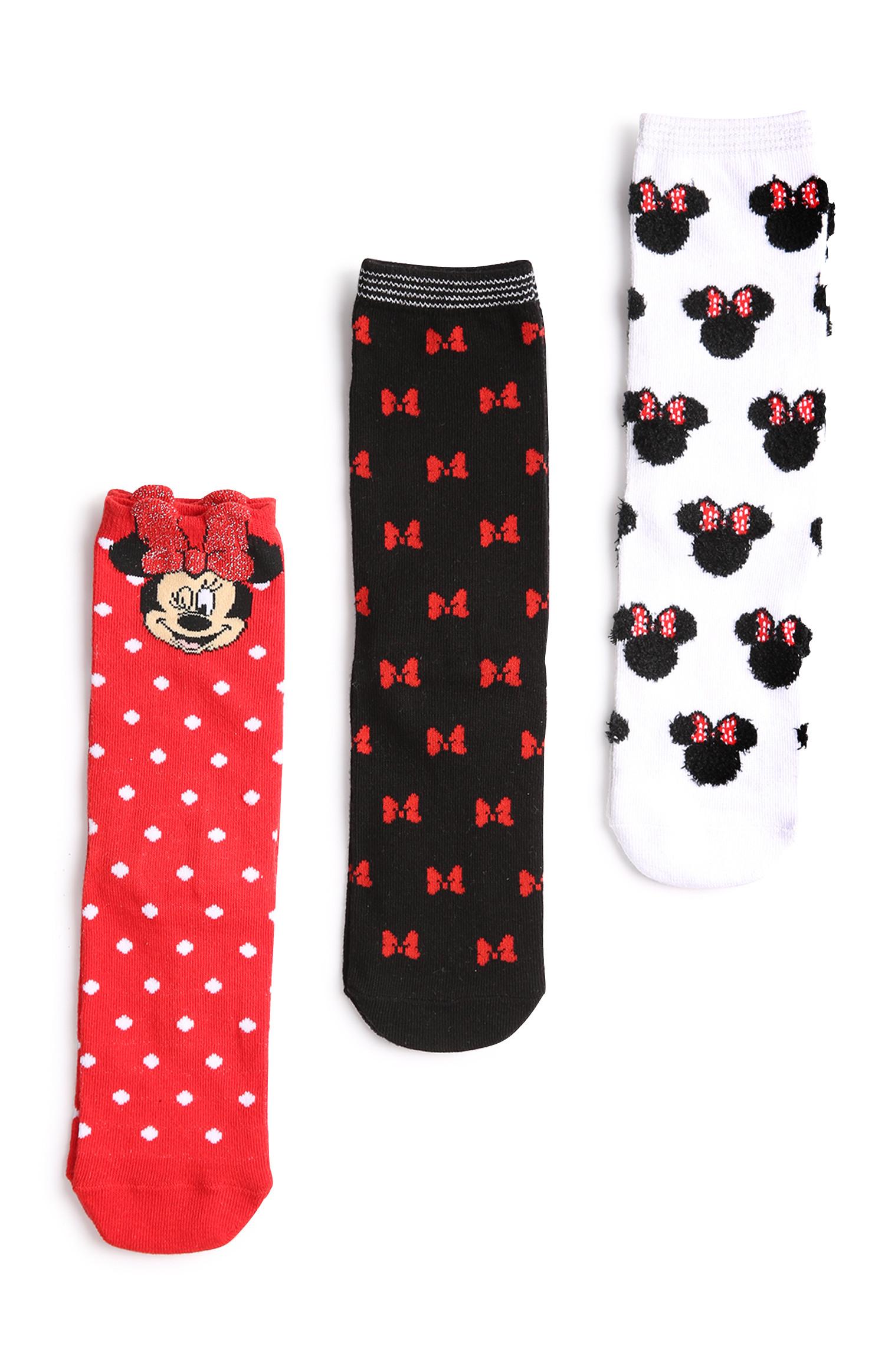 3 pares de calcetines de Minnie