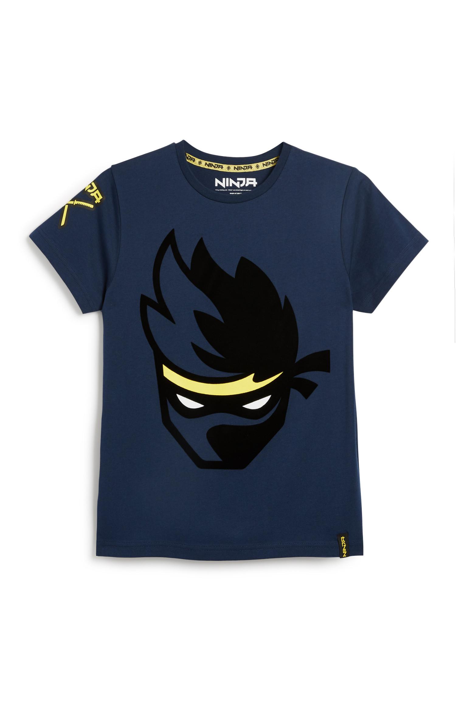 Camiseta azul marino Ninja