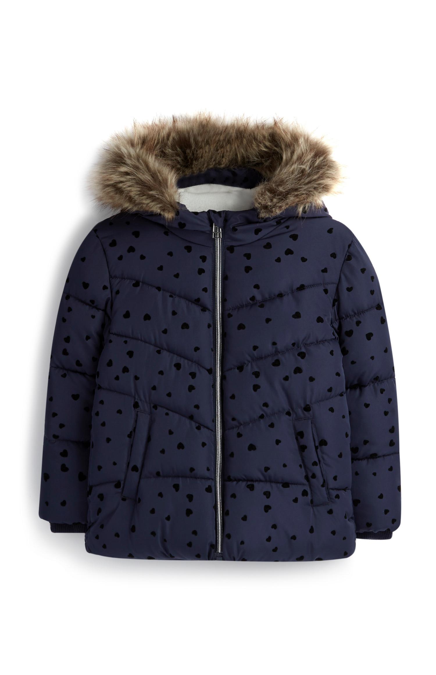 Chaqueta acolchada de niña pequeña