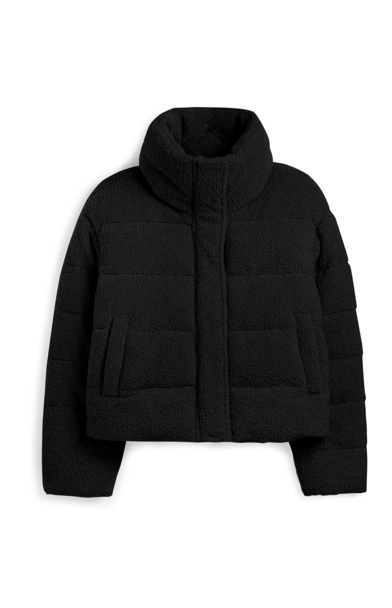 Blusão forrado preto